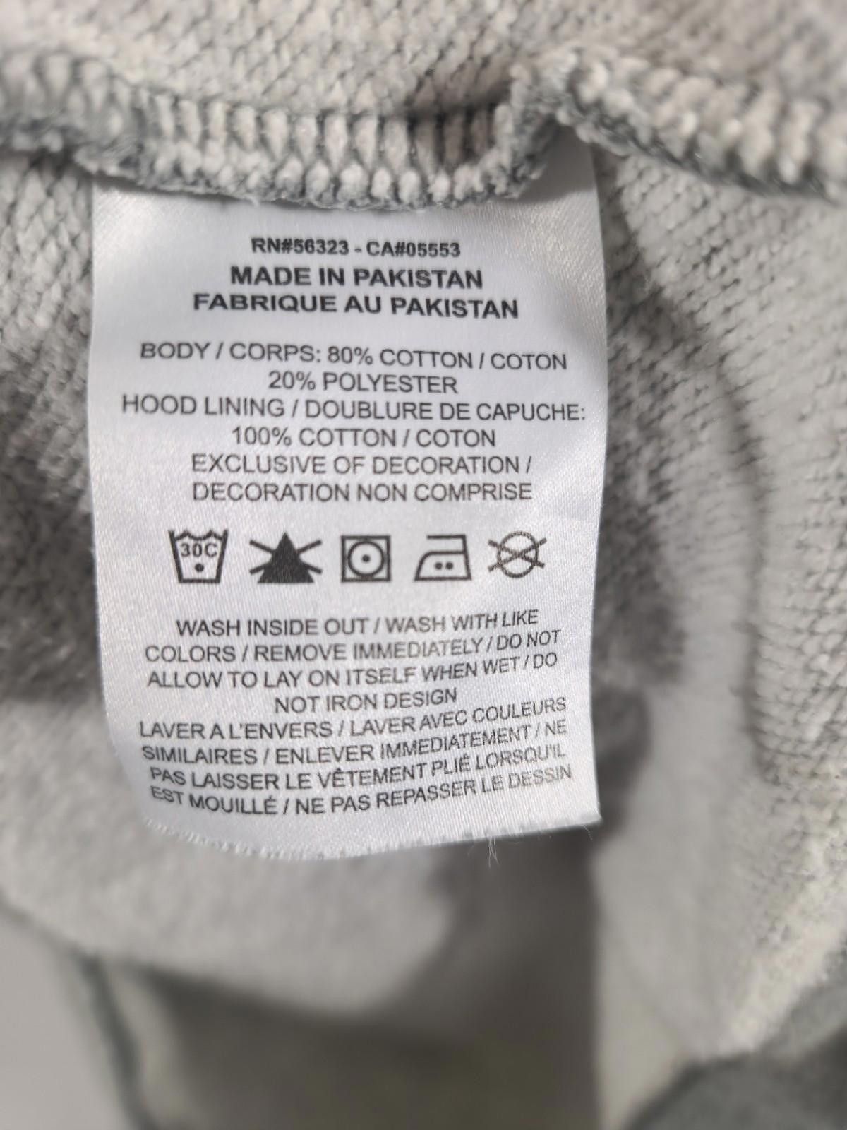 Nike Vintage Nike Grey Pullover Hoodie White Nike Size Small Size US S / EU 44-46 / 1 - 3 Thumbnail
