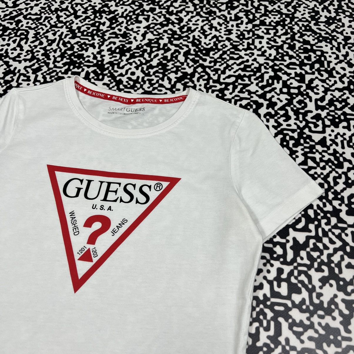 Guess Vintage Y2K Guess USA Big Logo Luxury Retro Style T-shirt Size S / US 4 / IT 40 - 4 Thumbnail