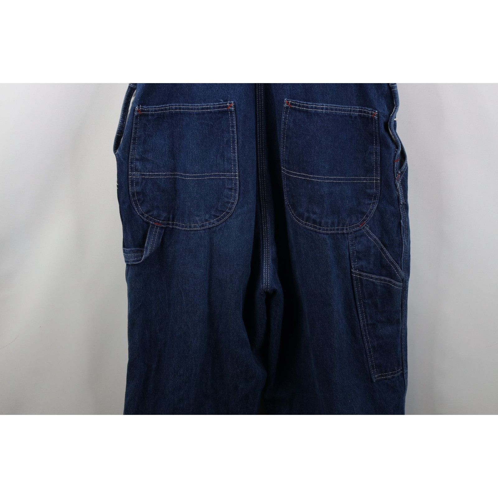 Dickies Vintage Y2K Dickies Faded Wide Leg Denim Overalls Size US 38 / EU 54 - 18 Thumbnail