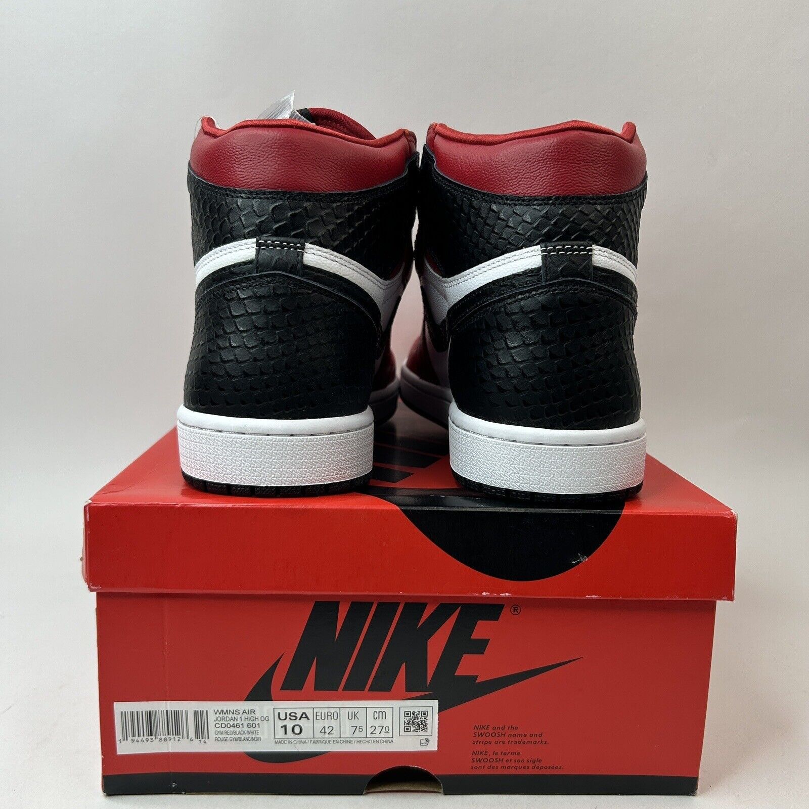 Jordan Brand Nike Air Jordan 1 Retro High OG “Satin Snake Chicago” 2023 Size US 10 / IT 40 - 4 Thumbnail