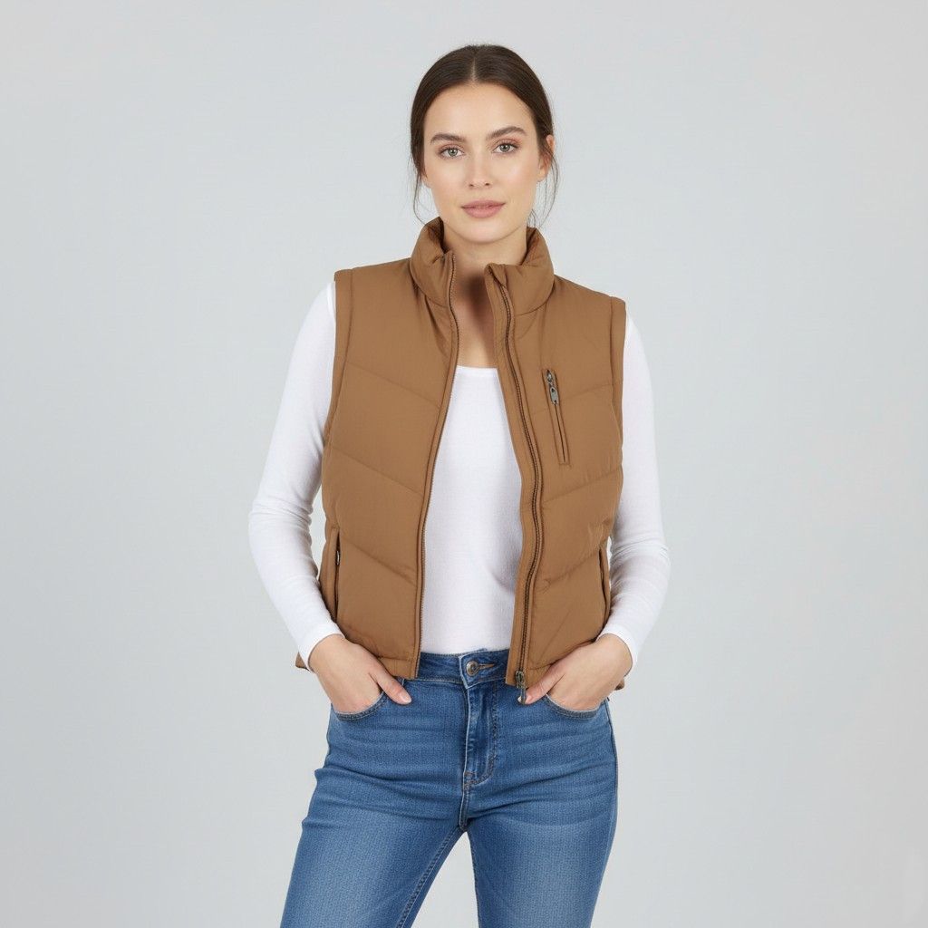 Other New Joules Women 10 S Vest Gilet Brown Gilet 6540 Size S / US 4 / IT 40 - 1 Thumbnail