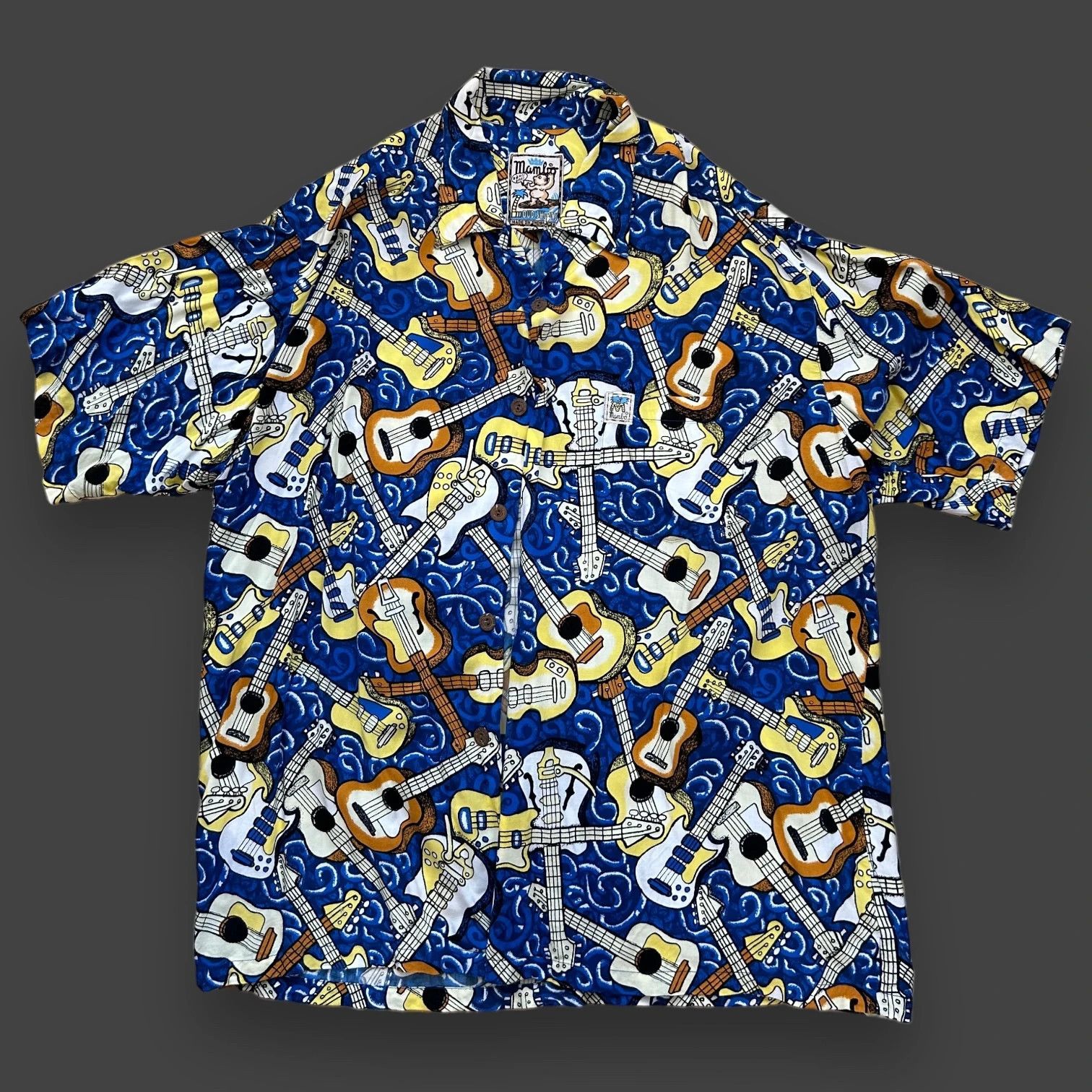 Mambo Vintage 90s Mambo Loud All Over Print Shirt Size US XL / EU 56 / 4 - 3 Thumbnail
