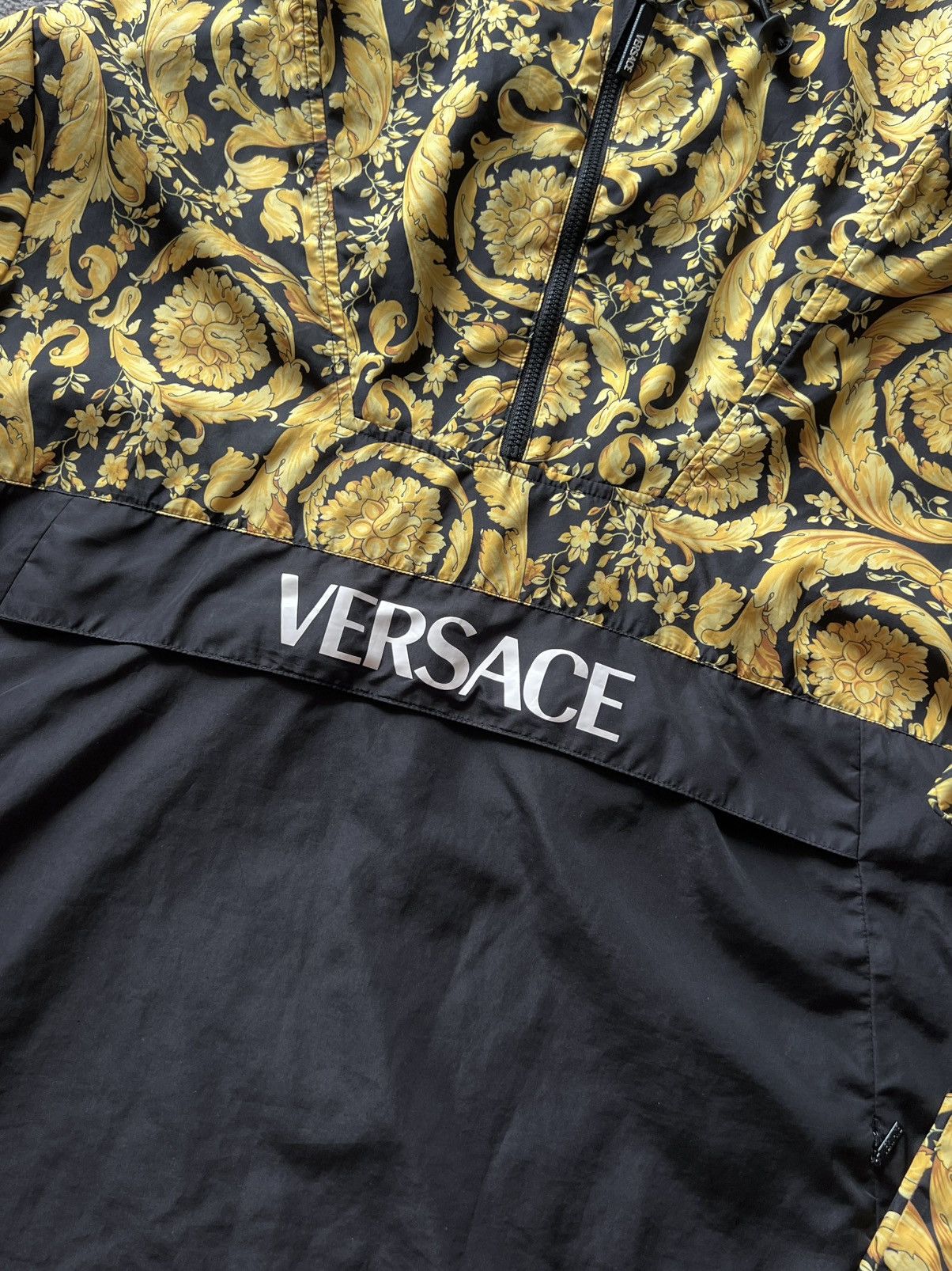 Versace Versace Barocco Windbreaker Jacket Size US XL / EU 56 / 4 - 3 Thumbnail