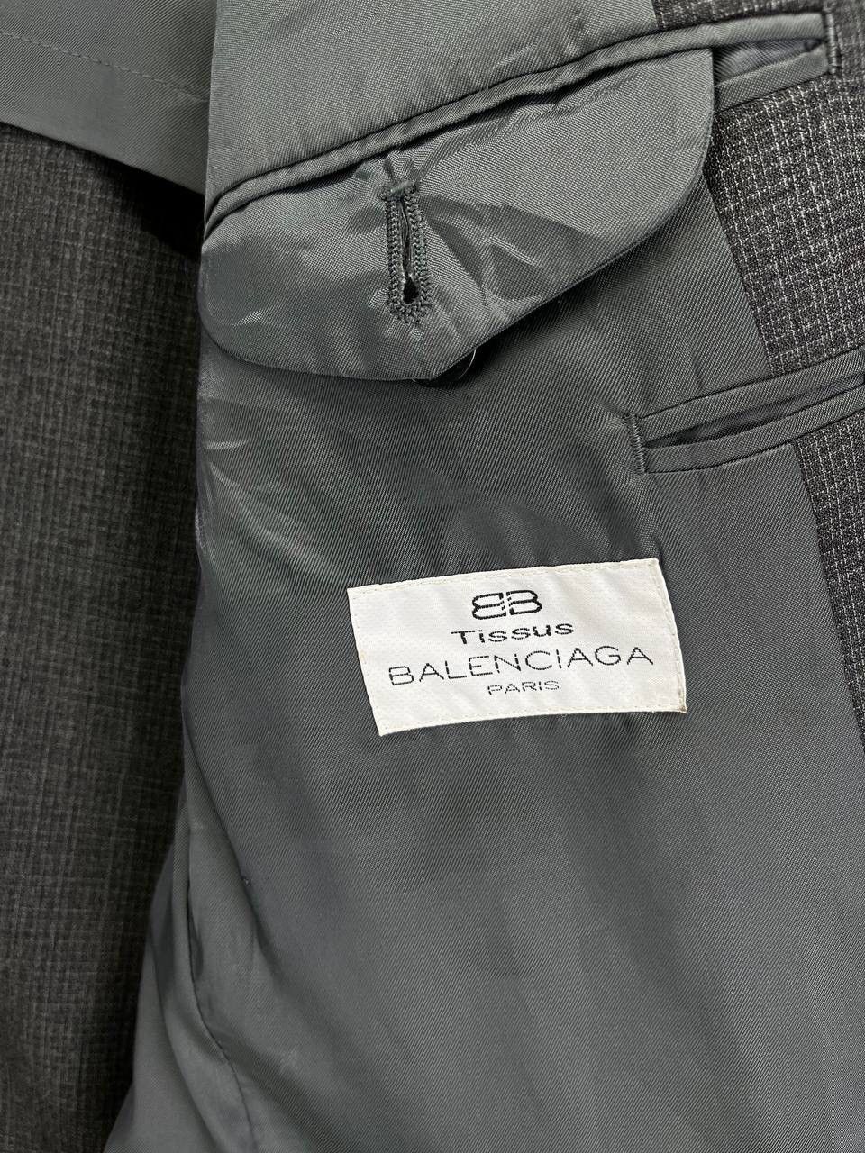 Balenciaga Vintage 90s Balenciaga Rare Wool Blazer Coat Jacket Size US M / EU 48-50 / 2 - 7 Thumbnail