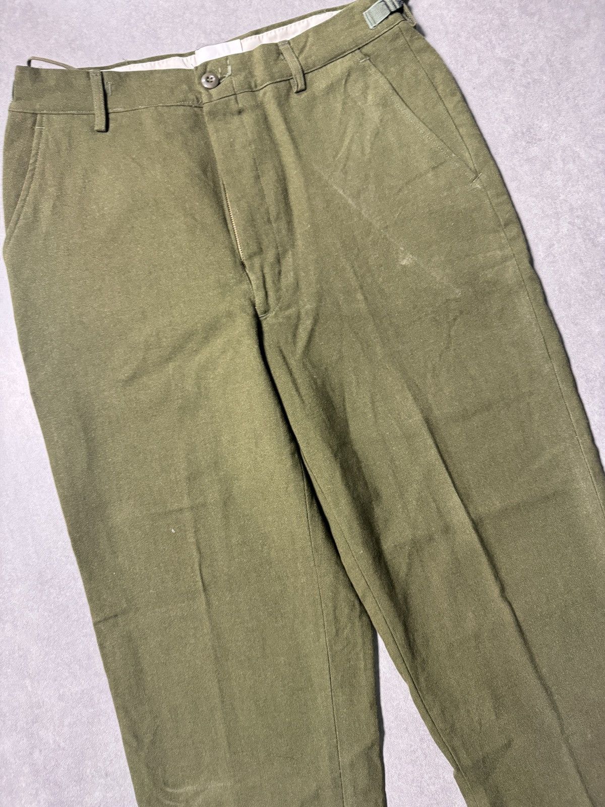 Vintage Vintage 70s US Military Wool Pants Size US 33 - 2 Thumbnail