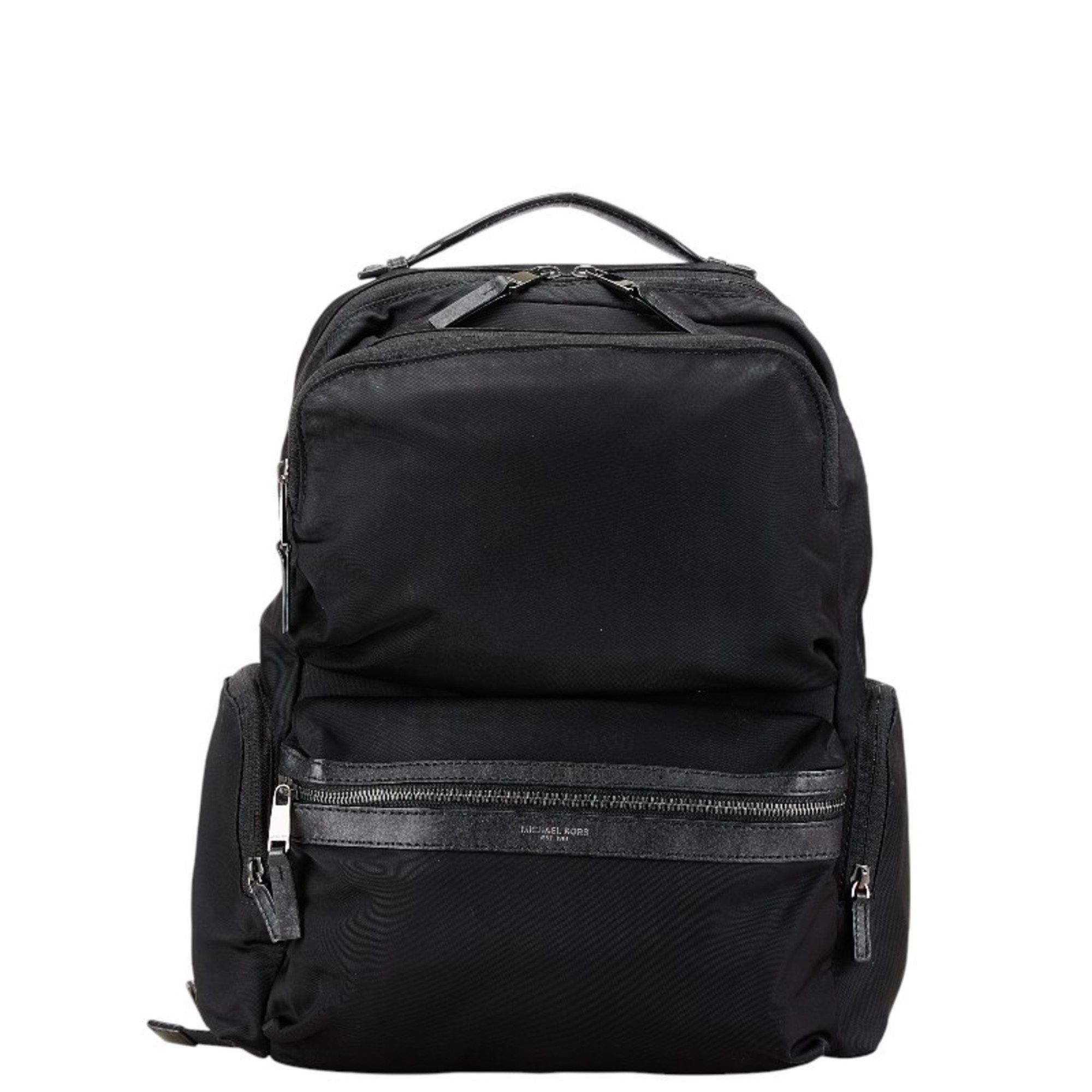 Michael Kors Michael Kors Backpack Black Nylon Leather Women's Size ONE SIZE - 1 Thumbnail