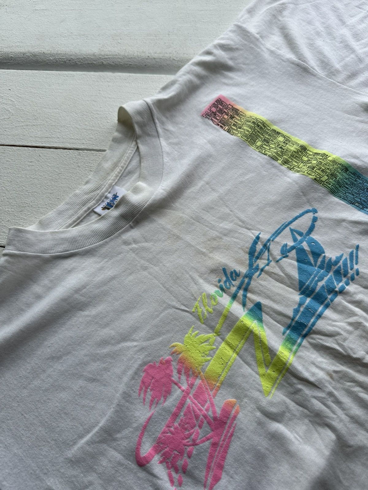 Other GRAIL🚨 FLORIDA SUNFADED RARE BIG LOGO TEE Y2K SK8 v Size US XL / EU 56 / 4 - 5 Thumbnail