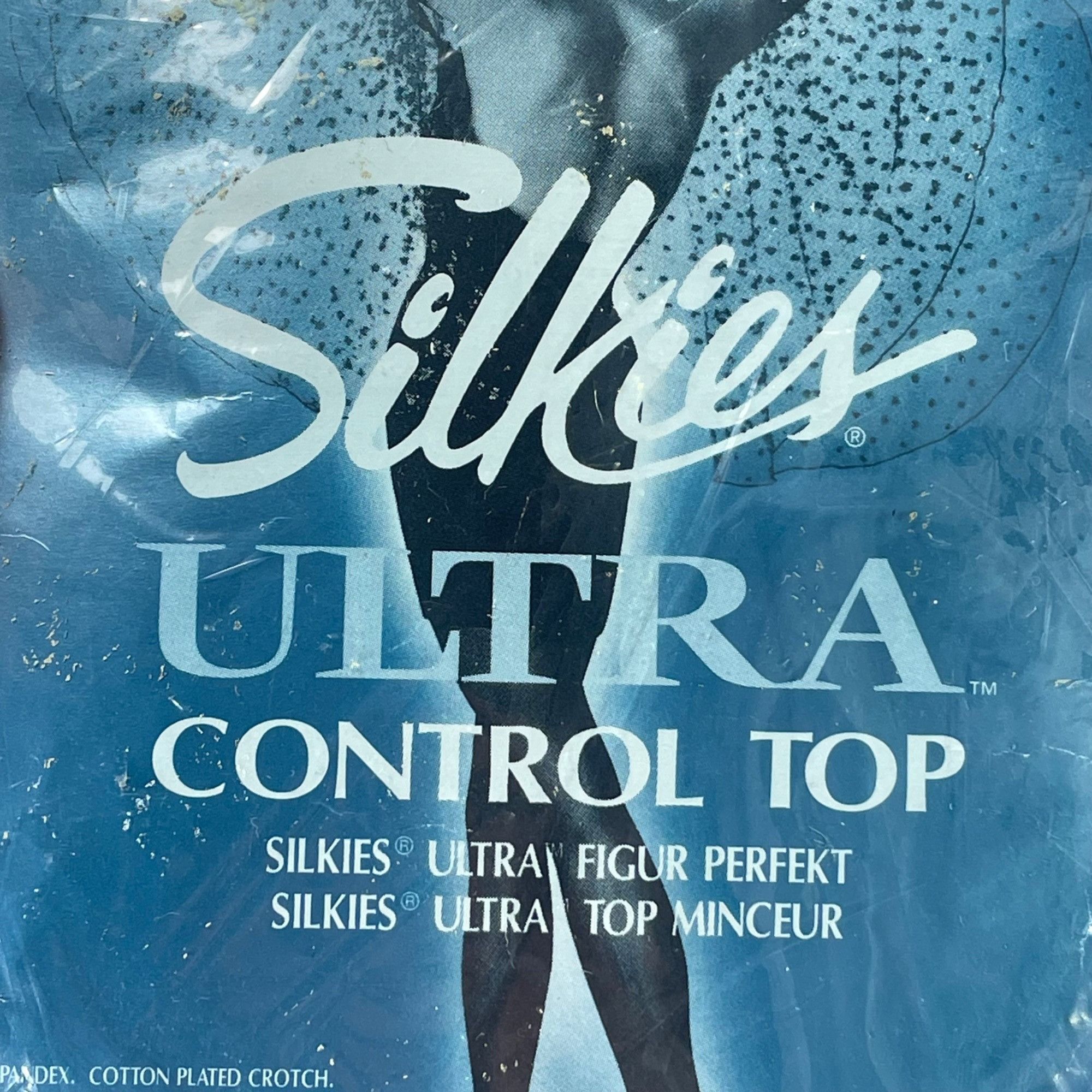 Vintage Silkies Ultra Control Top Pantyhose Queen XL Misty Grey With Size ONE SIZE - 5 Thumbnail