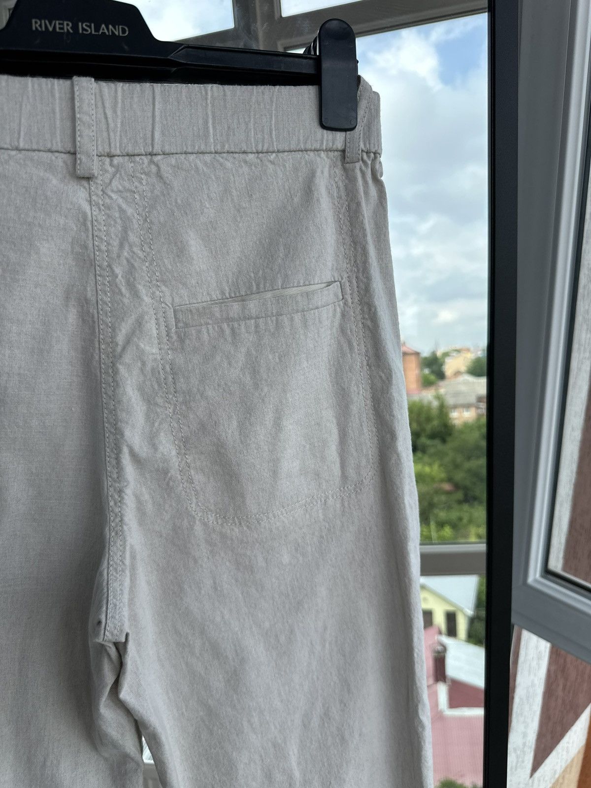 Annette Gortz Annette Görtz Beige Linen Blend Trousers Size 34 Minimalist Size 25" / US 0 / IT 36 - 7 Thumbnail
