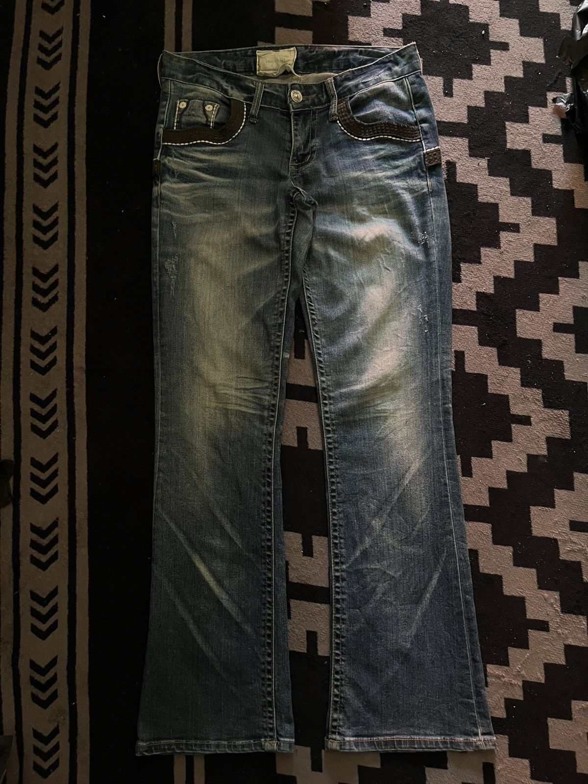 Hysteric Glamour Lolita yoshitomo nara flare jeans Size US 30 / EU 46 - 1 Thumbnail