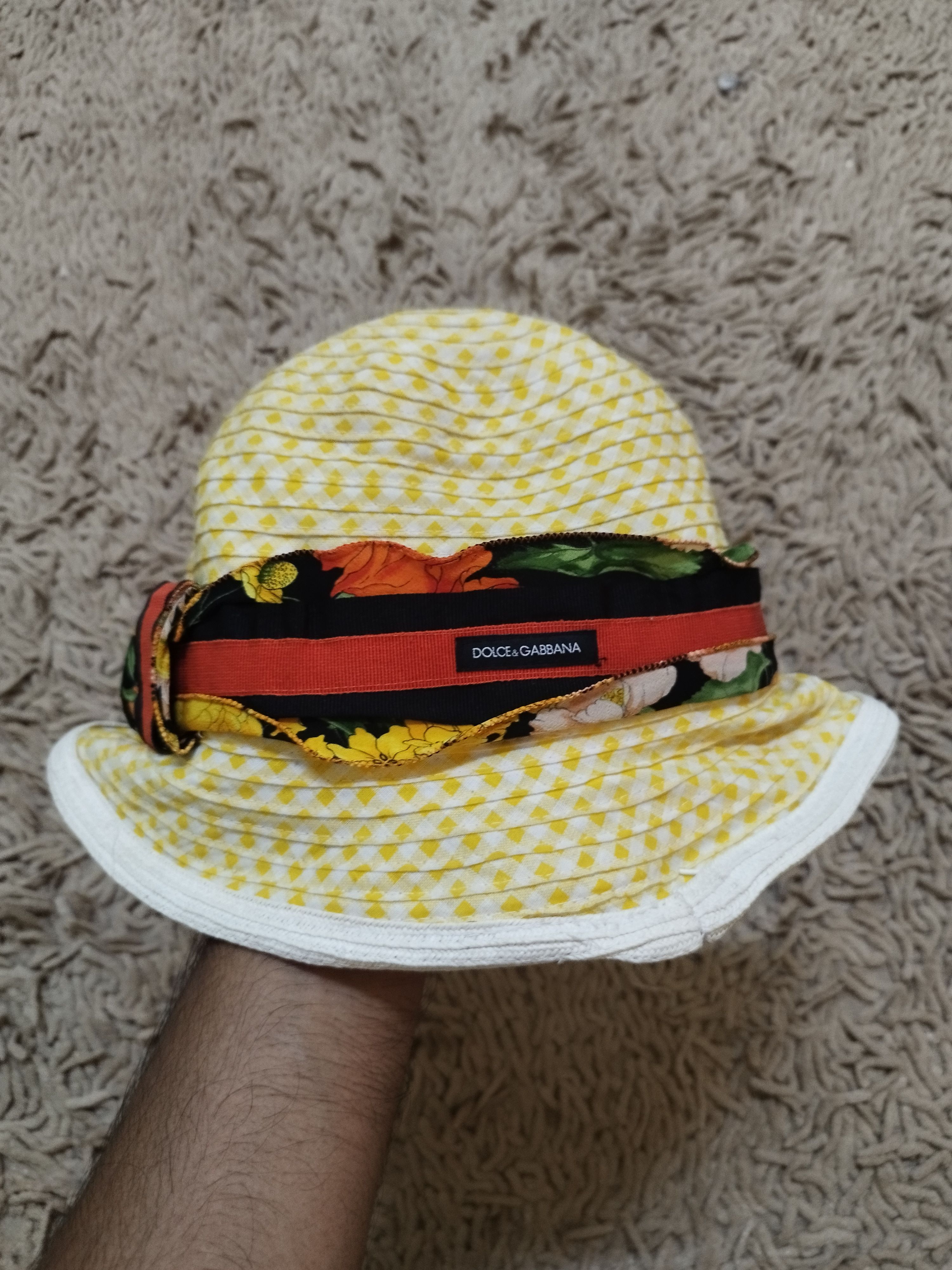Dolce & Gabbana Dolce Gabbana Multicolor Bucket Hat Size ONE SIZE - 1 Thumbnail