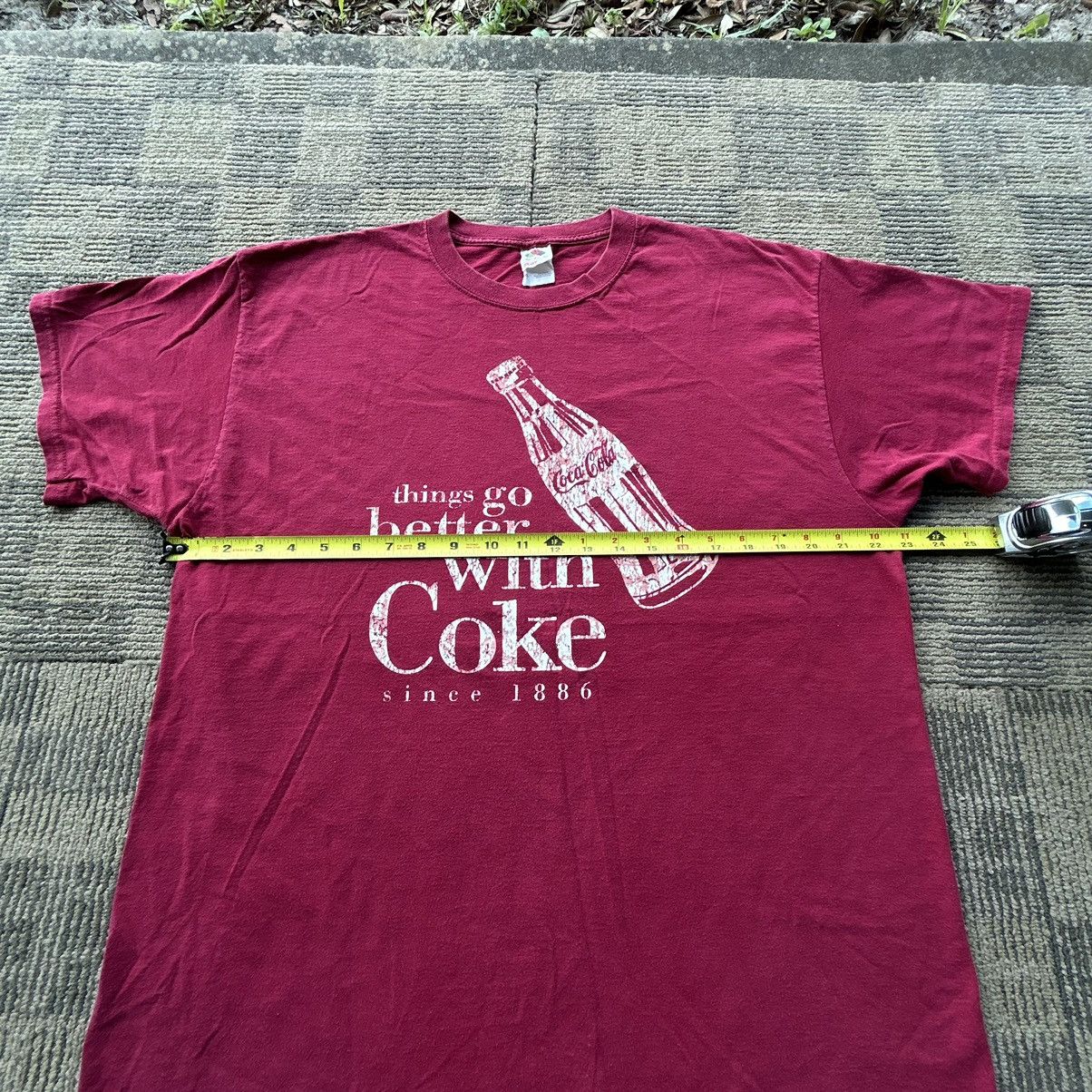 Coca Cola Coca-Cola Vtg “Things Go Better With Coke” Spell-Out T-shirt Size US XL / EU 56 / 4 - 5 Thumbnail