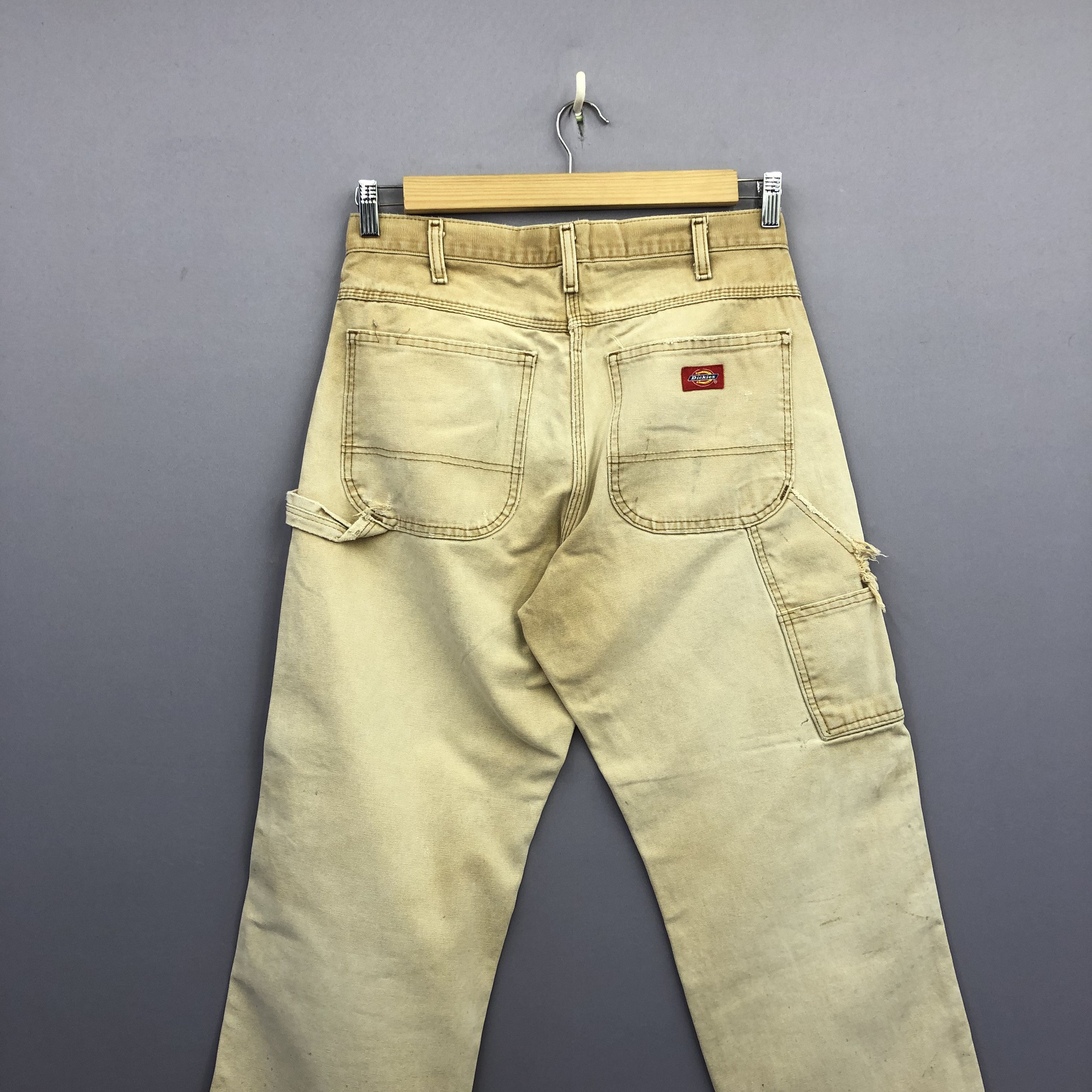 Dickies Vintage Rusty Distressed Dickies Baggy Cargo Carpenter Jeans Size US 32 / EU 48 - 4 Thumbnail
