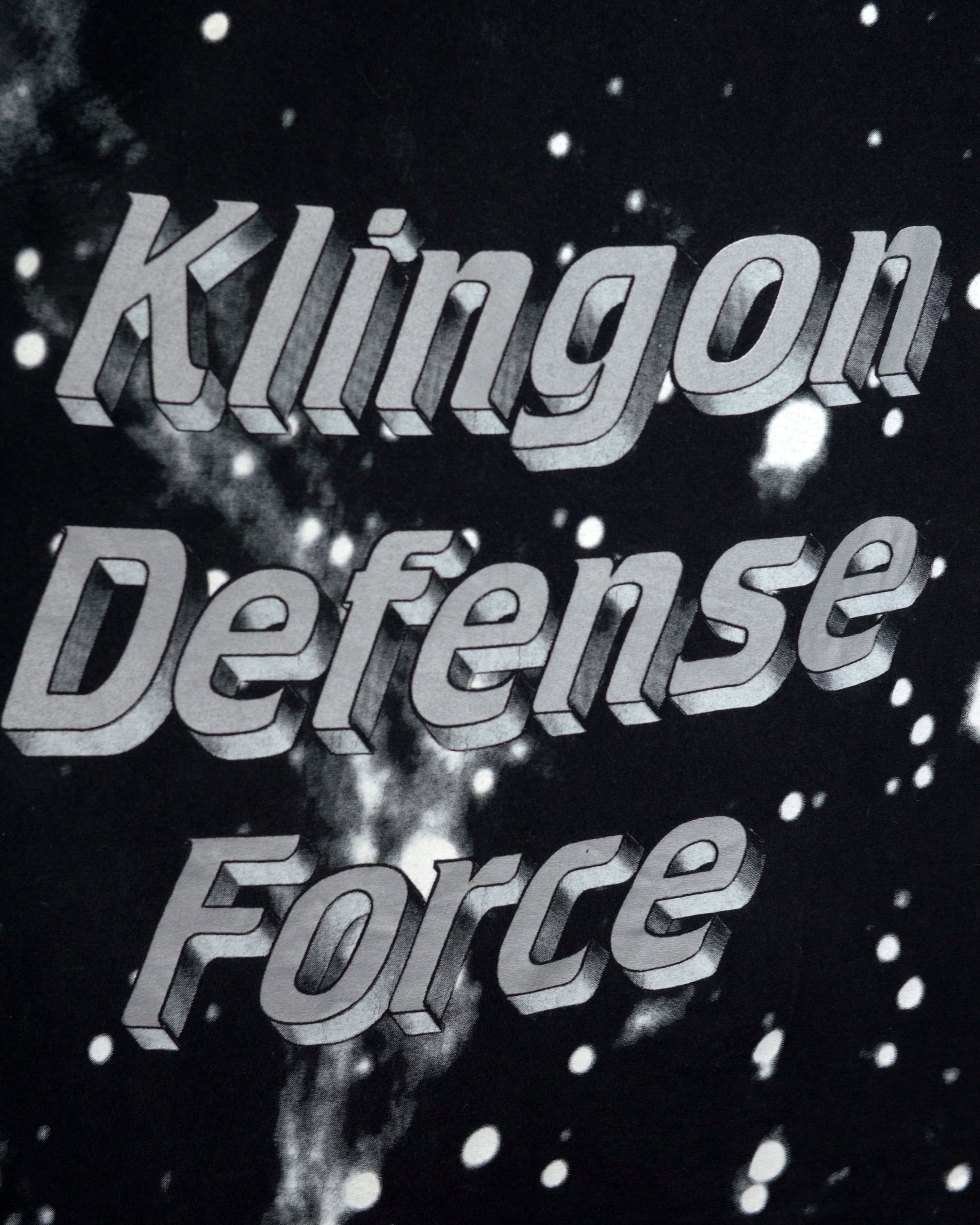 Vintage Vintage Star Trek Klingon Defence Force 1995 t shirt Size US L / EU 52-54 / 3 - 8 Thumbnail