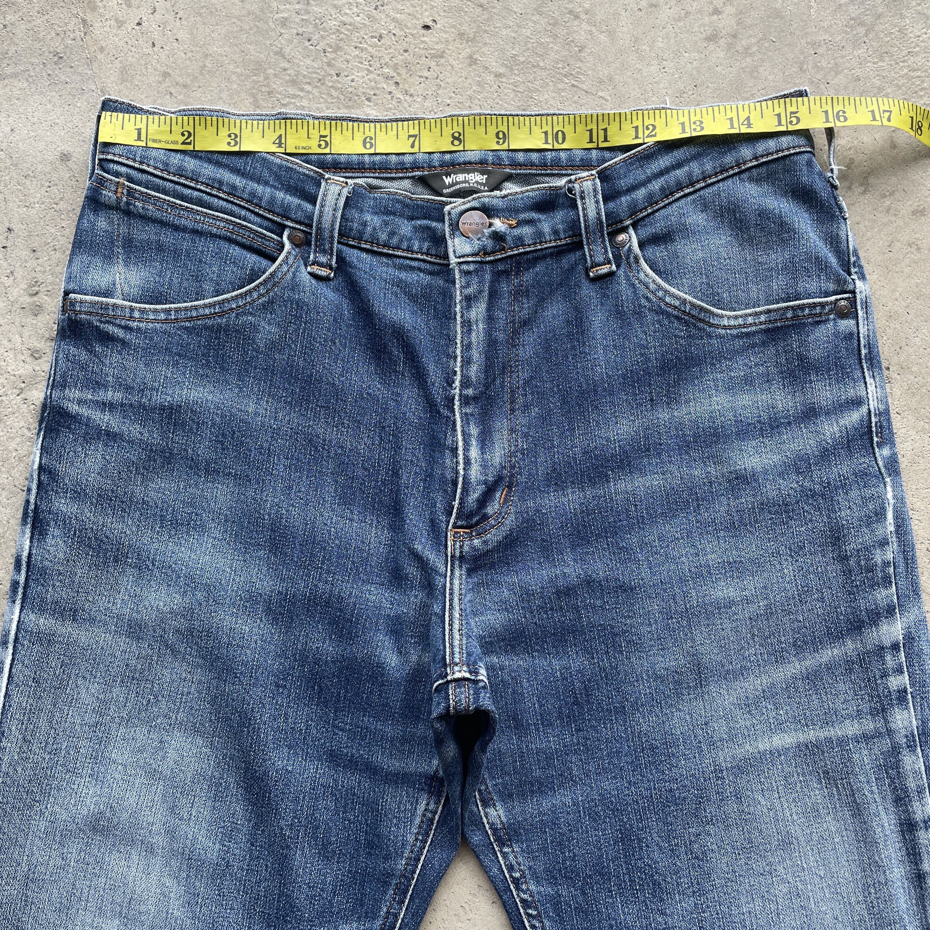 Jean × Wrangler VINTAGE WRANGLER JEANS FADED DENIM PANTS W31x29.5 Size US 31 - 5 Thumbnail