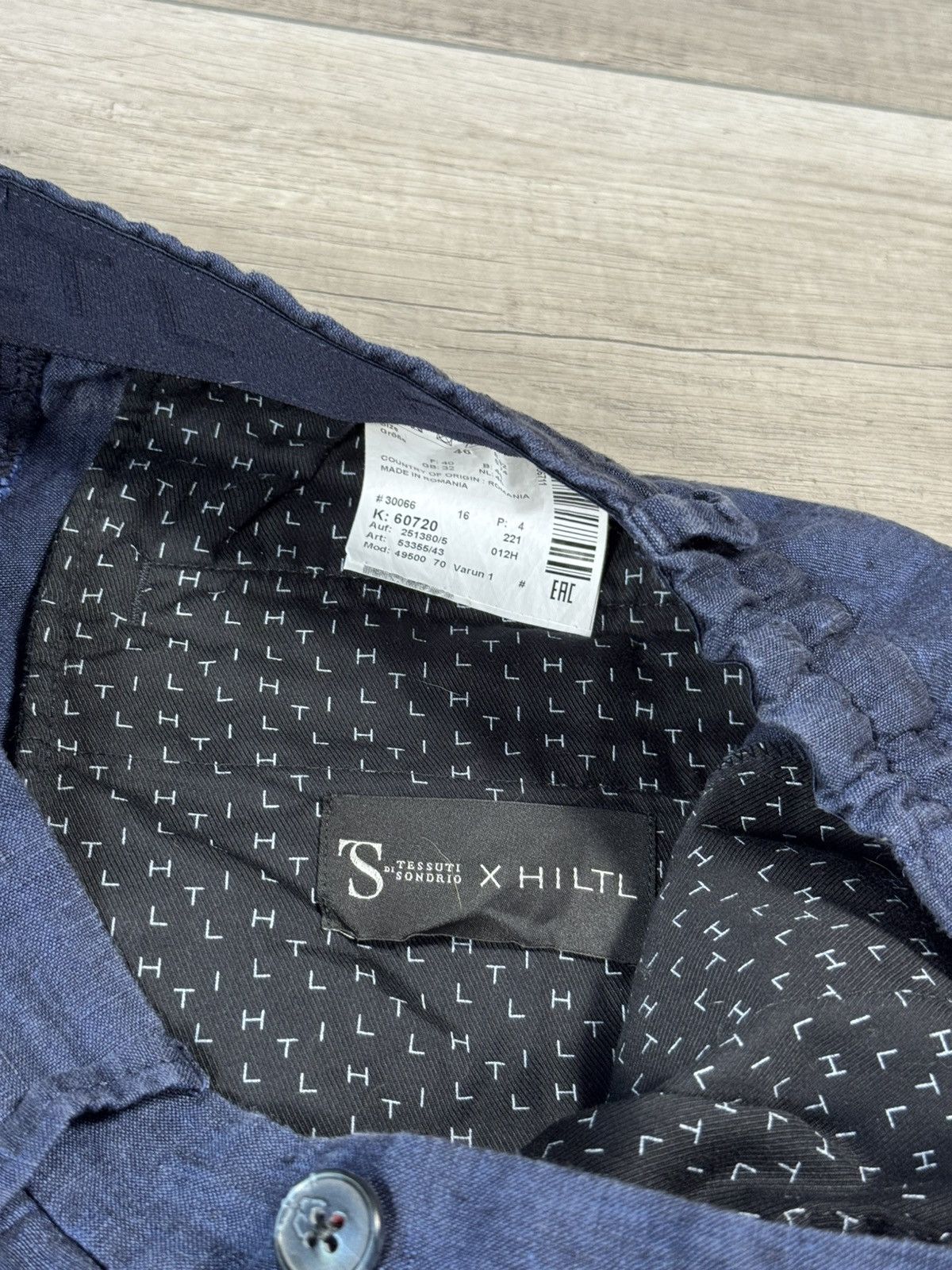 Hiltl Hiltl Tessuti Sondrio lightweight tapered linen trousers Size US 32 / EU 48 - 10 Thumbnail