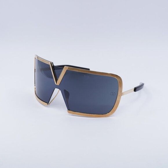 Valentino Valentino V-ROMASK VLS-120A Sunglasses Rose Gold Shield Size ONE SIZE - 2 Thumbnail