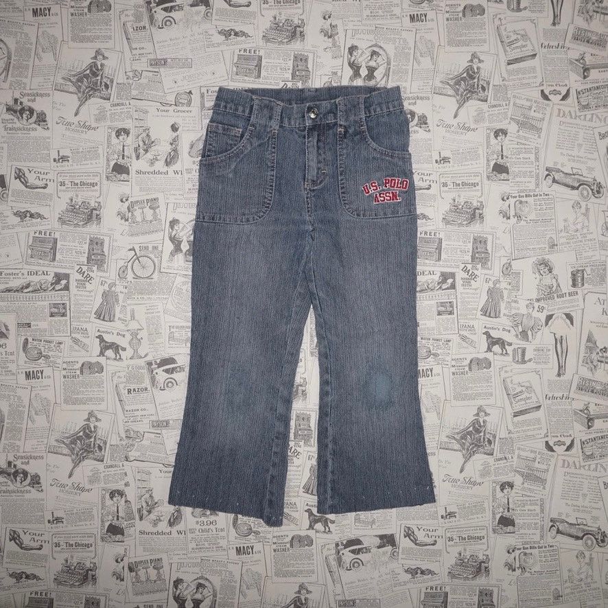 U.S. Polo Assn. 6 - Vintage Y2K US Polo assn denim femme 00s embroider pants Size 28" / US 6 / IT 42 - 1 Thumbnail
