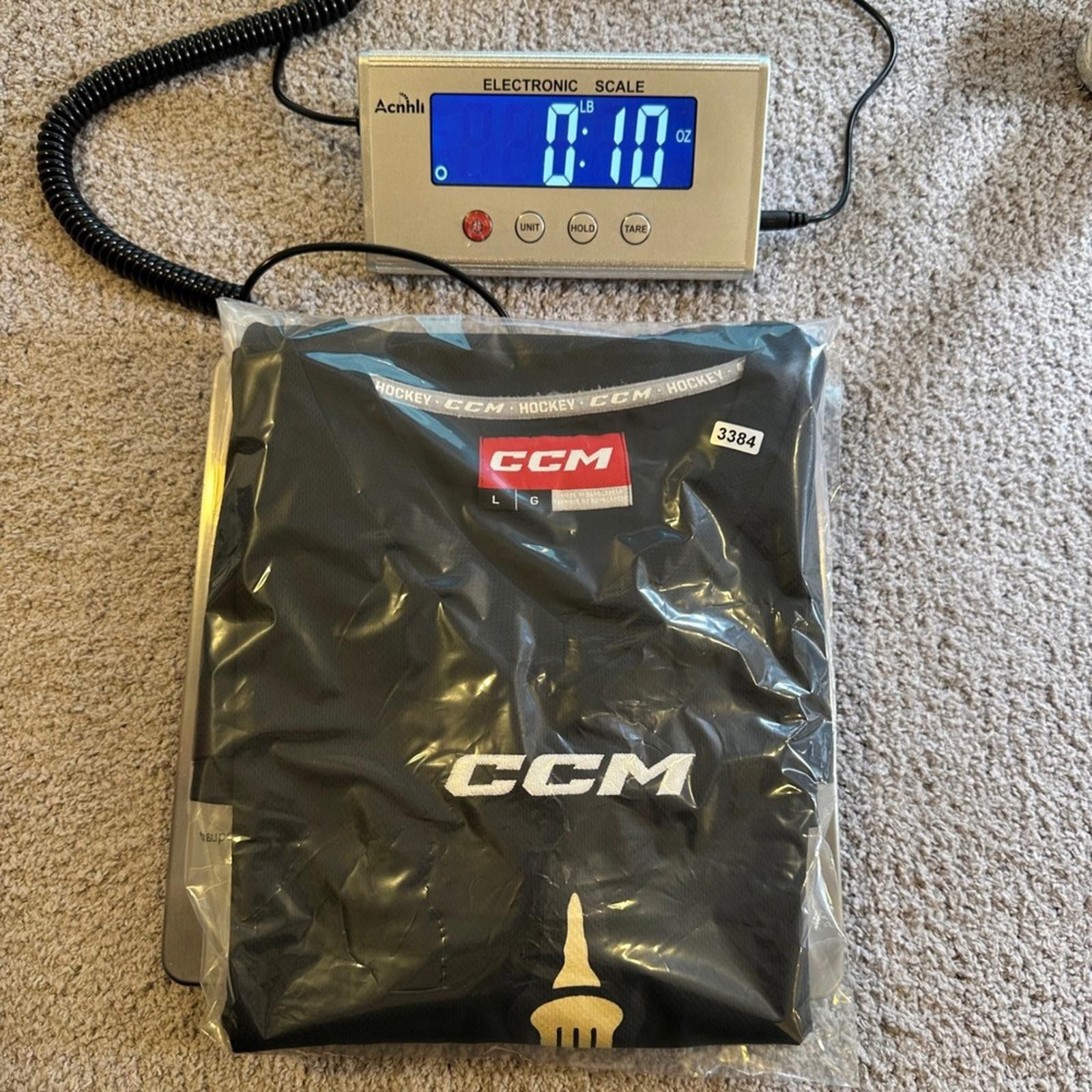 Ccm CCM Hockey Jersey Men's L Practice Training Black Gold Size US L / EU 52-54 / 3 - 8 Thumbnail