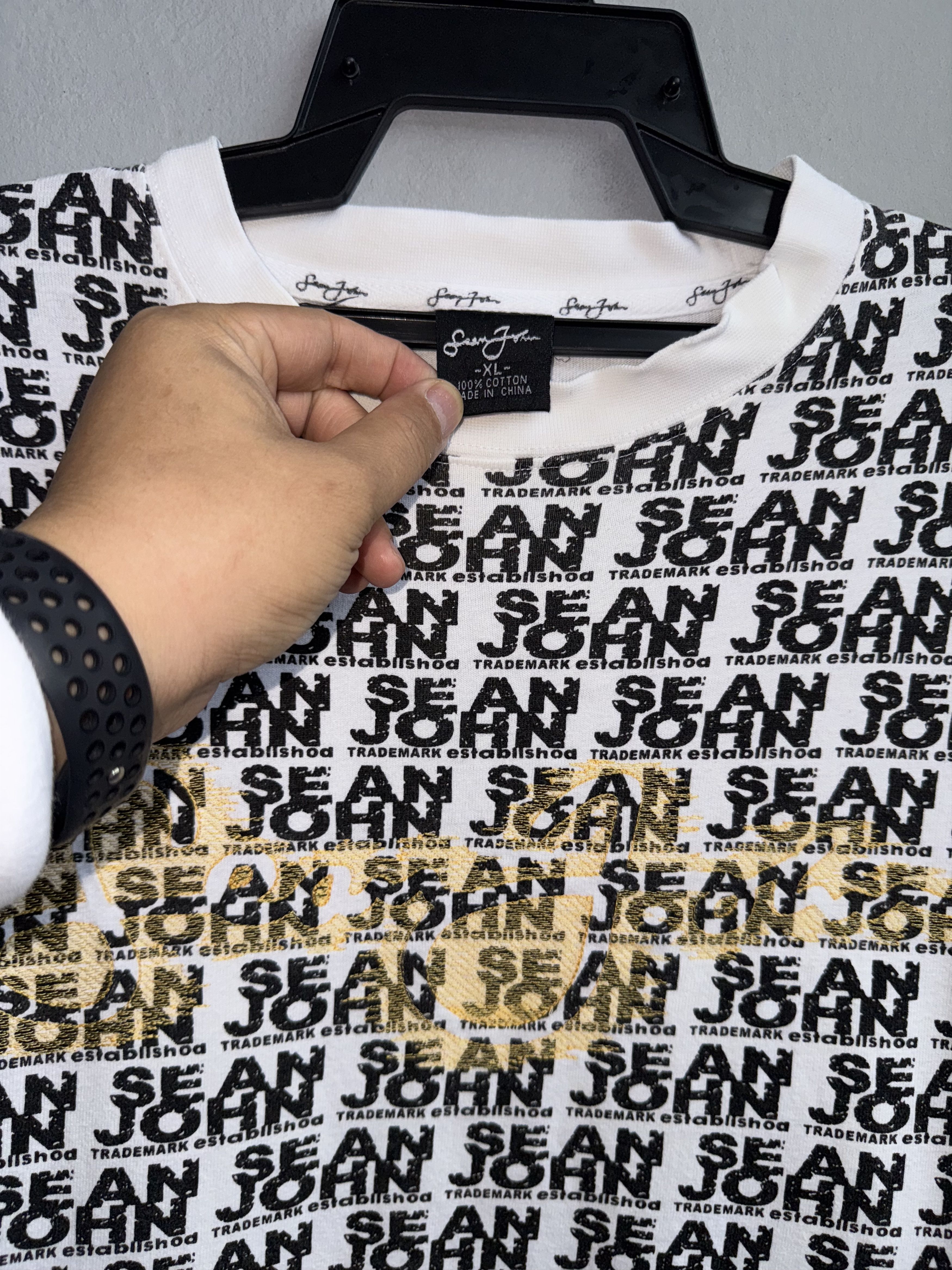 Sean John Sean John Full Print Shirt Size US XL / EU 56 / 4 - 3 Thumbnail
