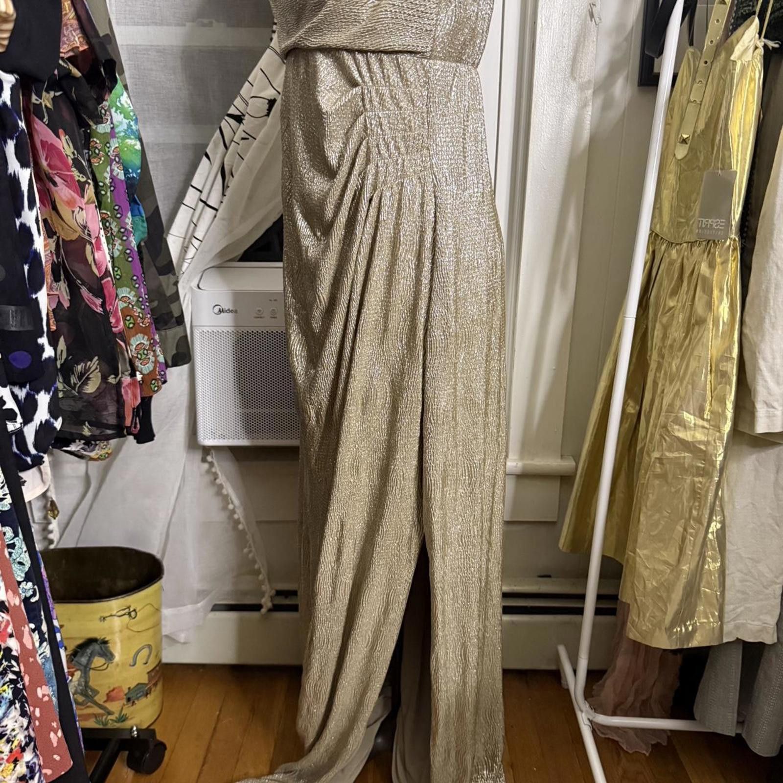 Lauren Ralph Lauren Ralph Lauren Gold Maxi Evening Dress Size 10 Size L / US 10 / IT 46 - 3 Thumbnail