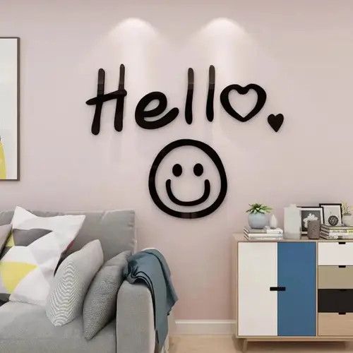 Designer Acrylic Wall Stickers Size ONE SIZE - 1 Thumbnail