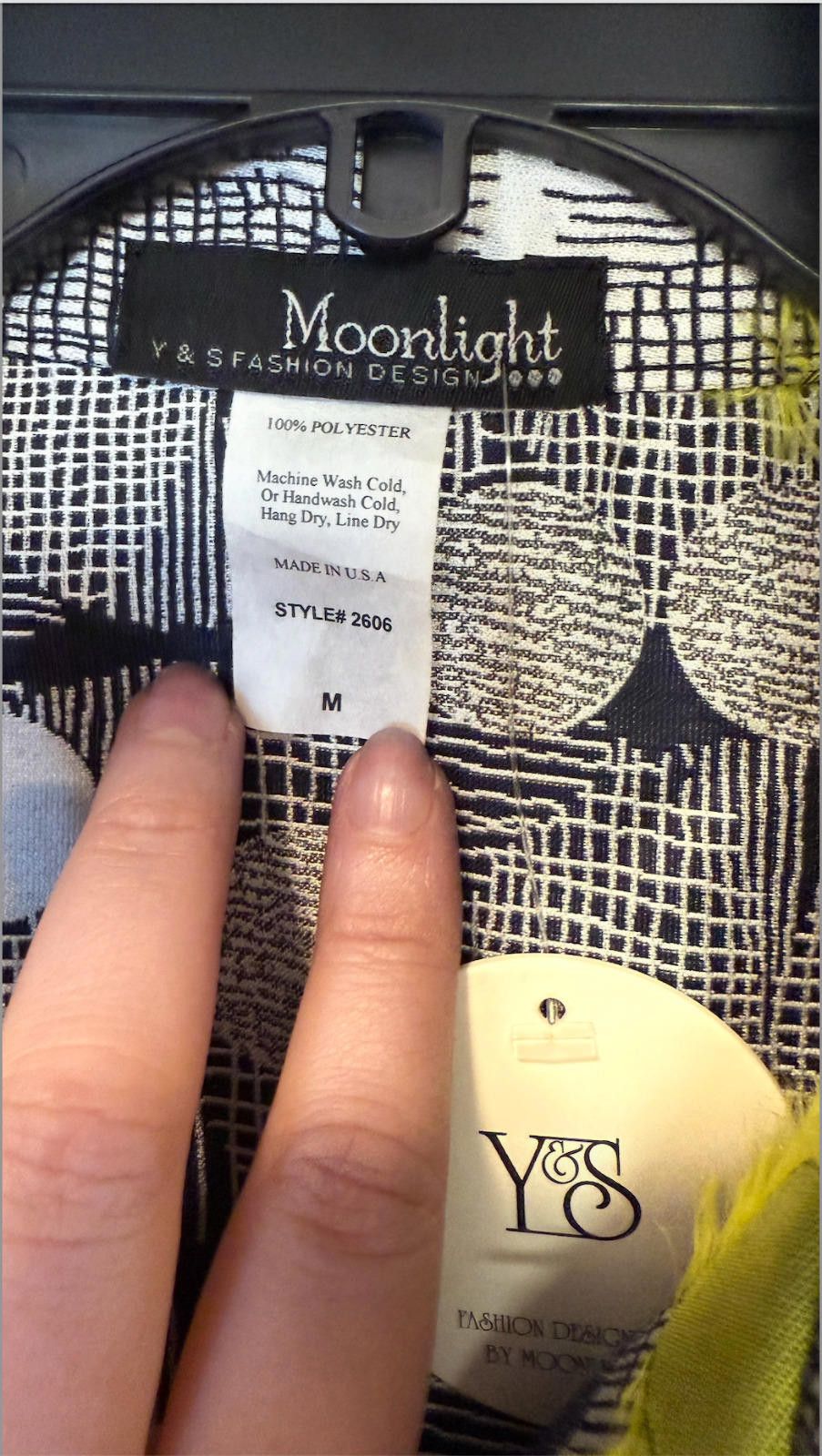 Designer Moonlight Y&S Fashion Design Jacket - Style 2606 - Size M Size M / US 6-8 / IT 42-44 - 3 Thumbnail