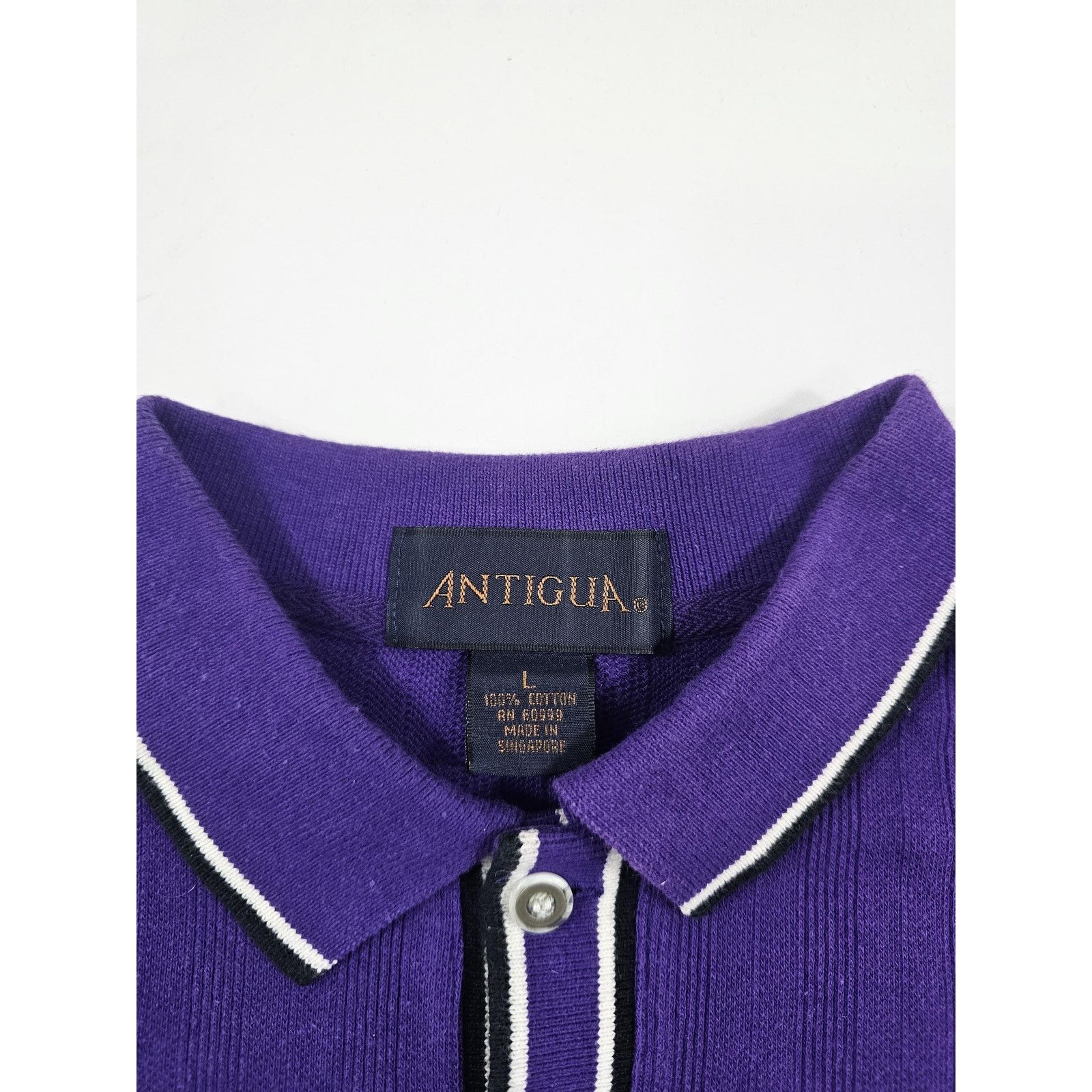 Antigua Arizona Diamondbacks Polo Shirt, Purple Sz L, 1990s Size US L / EU 52-54 / 3 - 3 Thumbnail