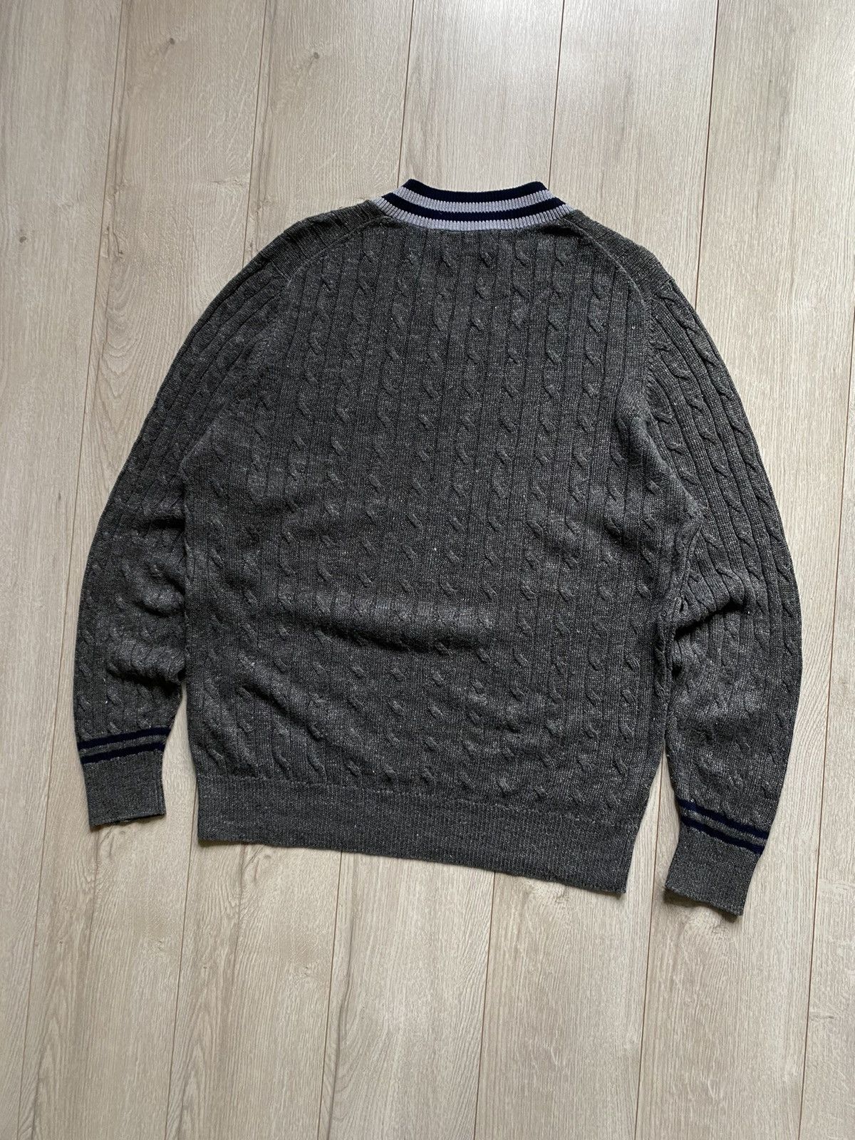 Brunello Cucinelli Brunello Cucinelli sweater v-neck linen/cotton knit Size US L / EU 52-54 / 3 - 2 Thumbnail