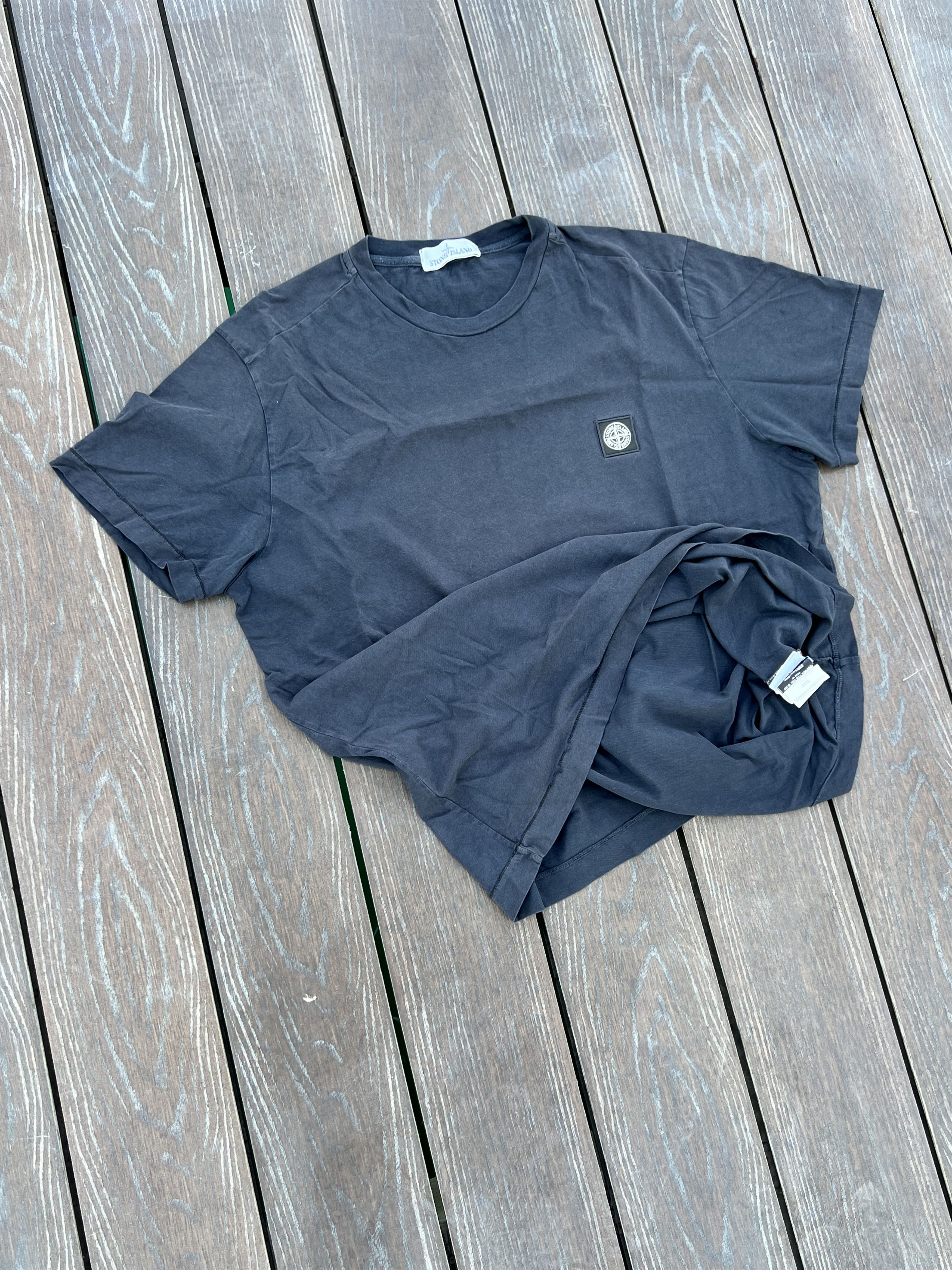 Stone Island Stone Island Compass-patch cotton T-shirt Size US XXL / EU 58 / 5 - 11 Thumbnail