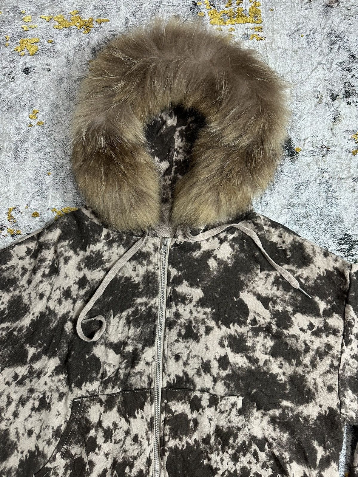 20471120 CROPPED STYLE JAPAN WEGO FUR ZIP HOODIE Size M / US 6-8 / IT 42-44 - 2 Thumbnail