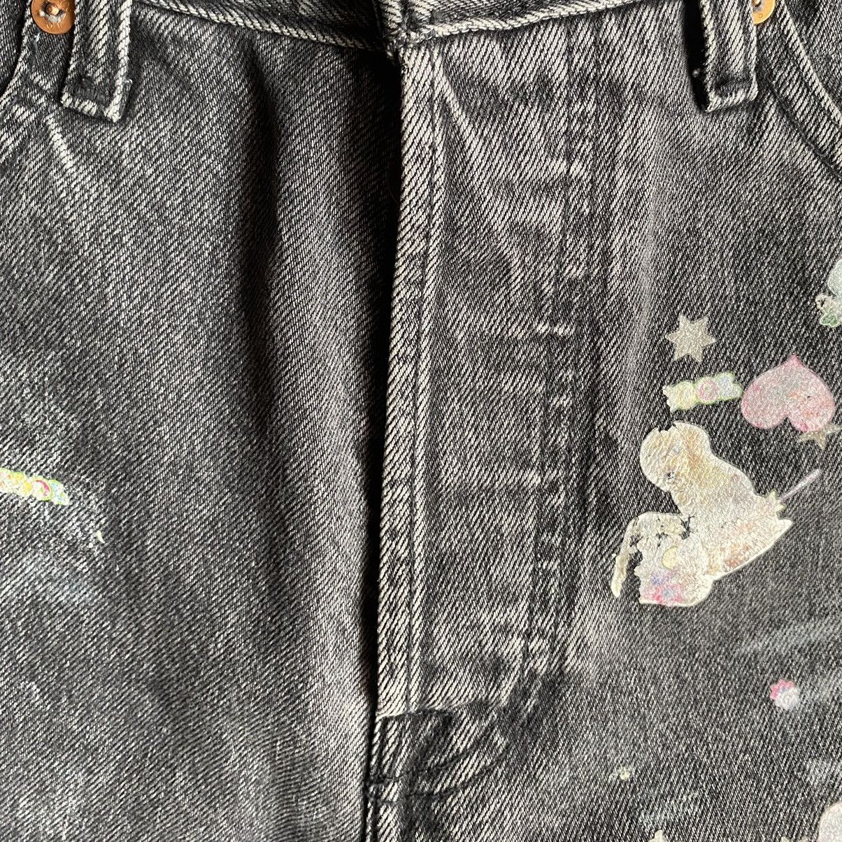 Levi's × Vetements Deconstructed Sticker Jeans Size 27" / US 4 / IT 40 - 13 Thumbnail
