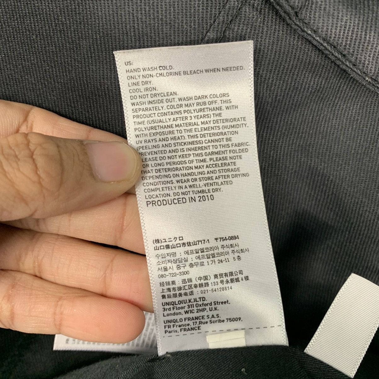 Uniqlo Uniqlo Coated Cloth Multipocket Jacket Size US L / EU 52-54 / 3 - 24 Thumbnail