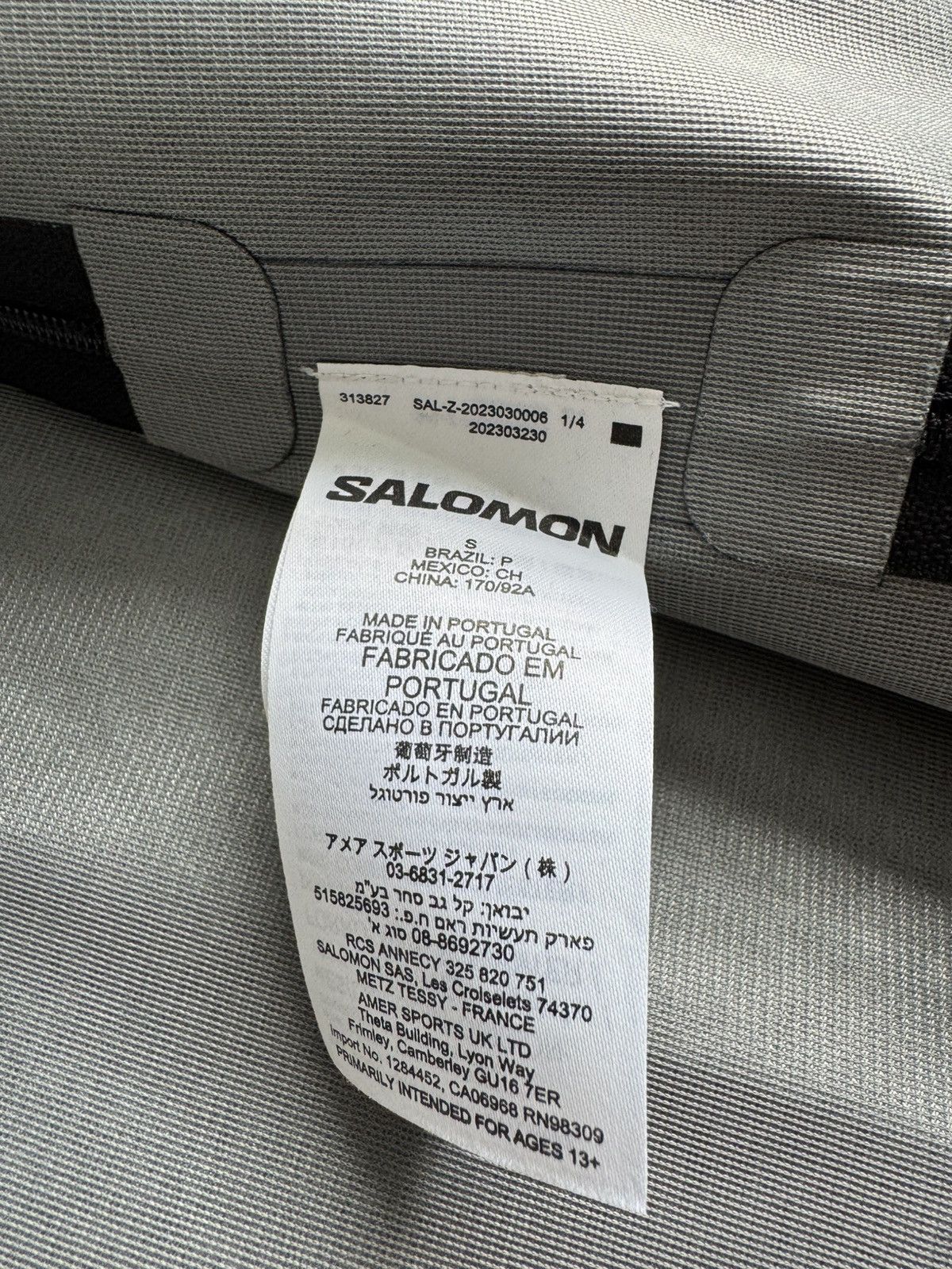 11 By Boris Bidjan Saberi × Salomon Black raincoat Size US S / EU 44-46 / 1 - 7 Thumbnail