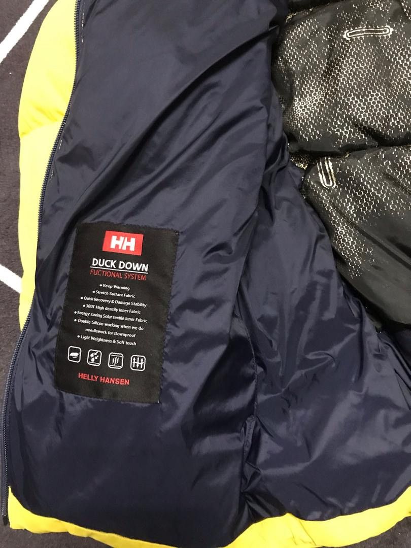 Helly Hansen × Vintage STEAL💥Helly Hansen Duck Down Yellow Puffer Jacket Size US M / EU 48-50 / 2 - 15 Thumbnail