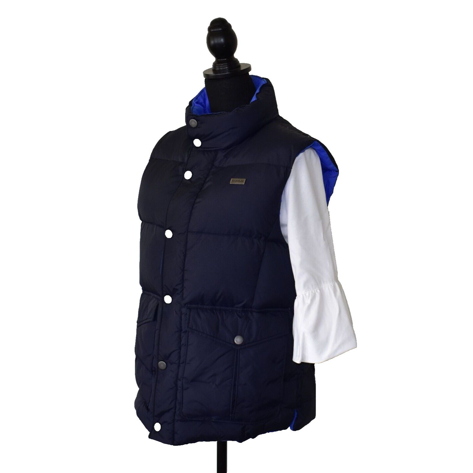 Napapijri NAPAPIJRI GEORGAPHIC Quilted Duck Down Feather Puffer Vest L Size L / US 10 / IT 46 - 3 Thumbnail