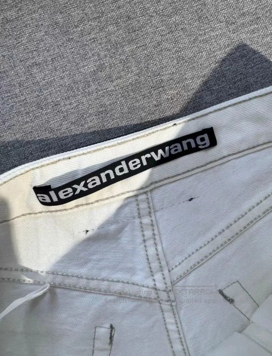 Alexander Wang Alexander Wang Crystal Stripe Denim Shorts. Size 25" / US 0 / IT 36 - 5 Thumbnail