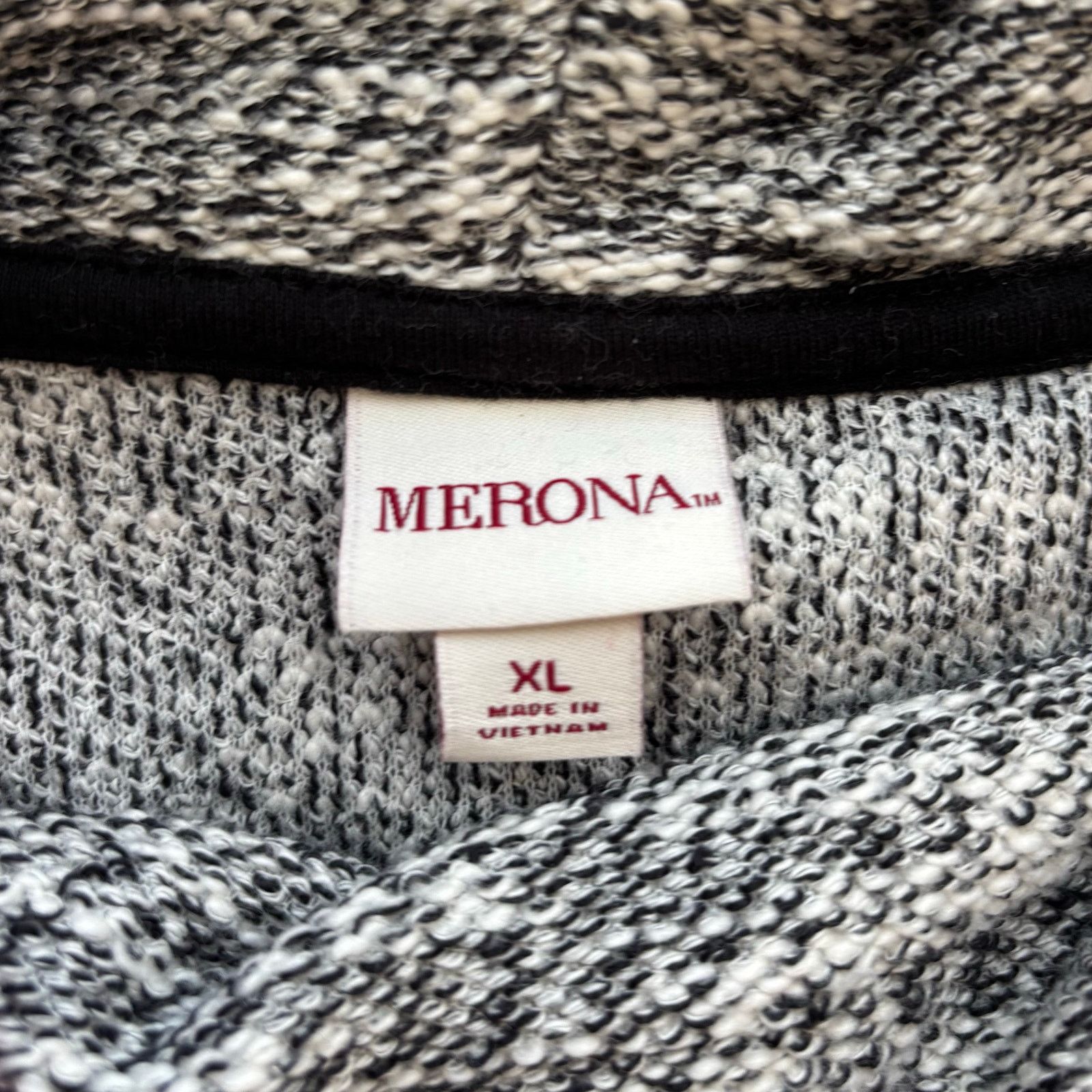 Merona Merona Merle Gray / Asphalt Turtleneck Sweater Size XL Size XL / US 12-14 / IT 48-50 - 8 Thumbnail