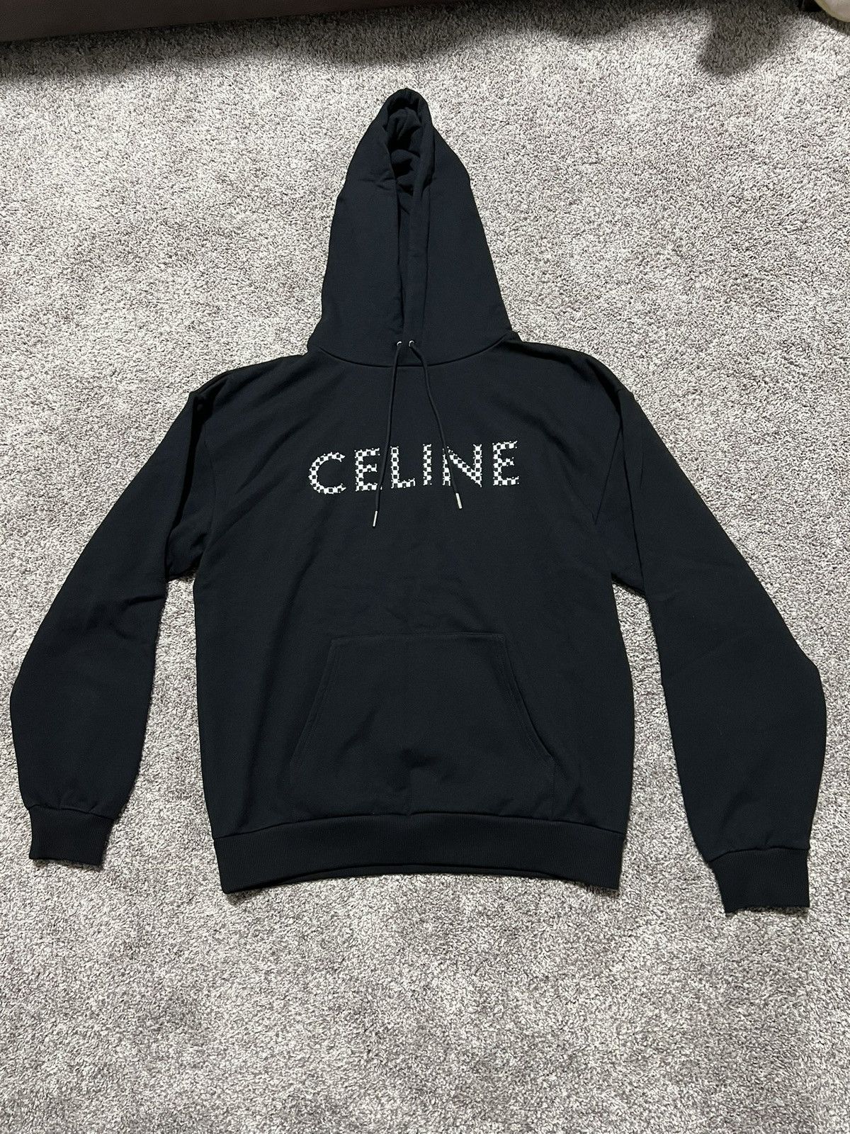 Celine Celine Studded Sweatshirt Hoodie Black Size US L / EU 52-54 / 3 - 3 Thumbnail