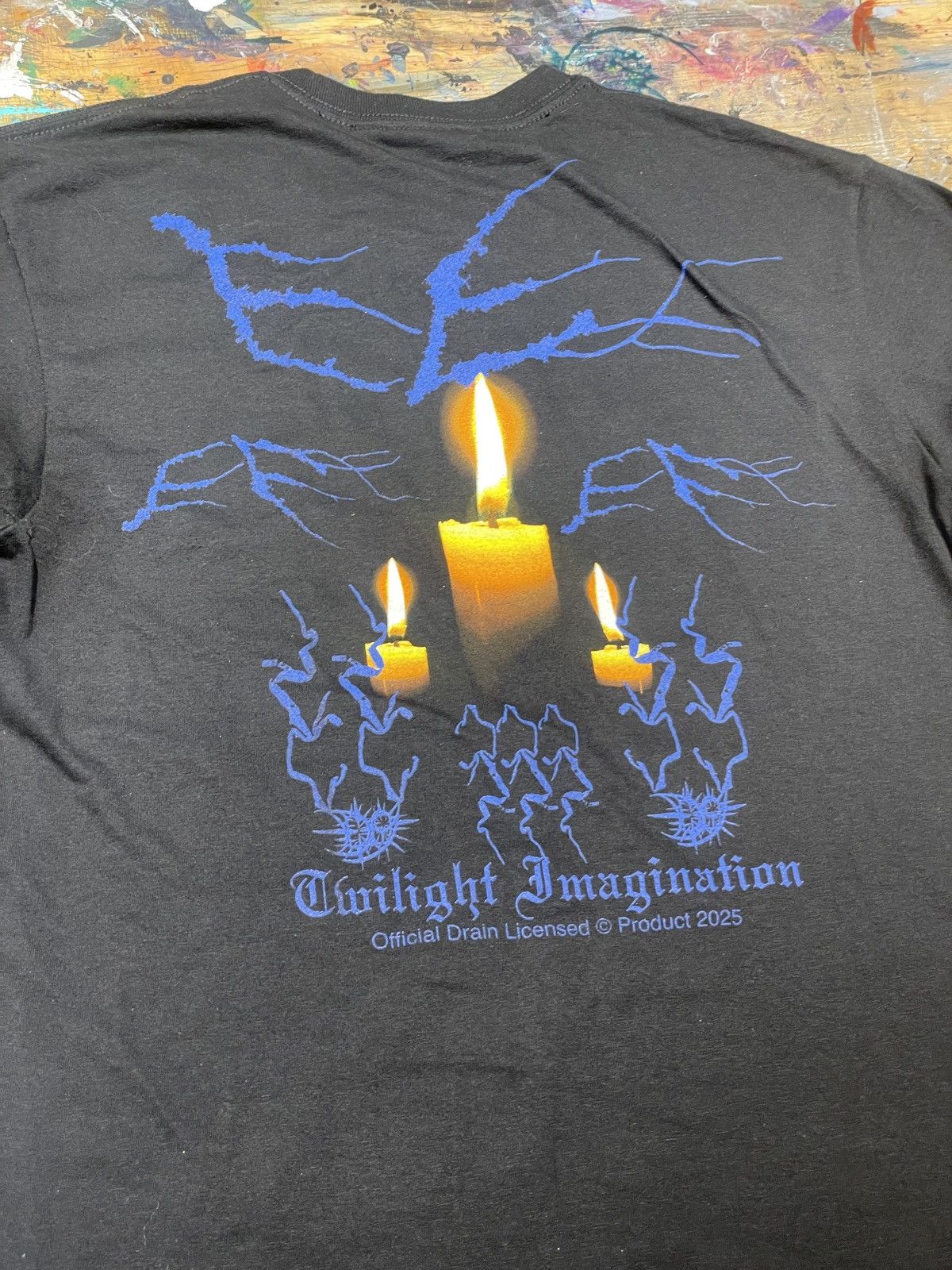 Drain Gang Bladee martyr tour T shirt Twilight Drain Size US M / EU 48-50 / 2 - 2 Thumbnail
