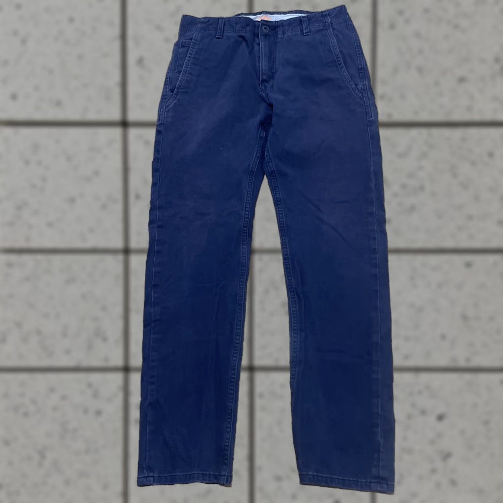 Dockers DOCKERS D1 Slim Tapered Pants Men 30x30 Blue Workwear Performance Twill Chino Slim 30x29 Navy Blue Mens Size US 30 / EU 46 - 1 Thumbnail