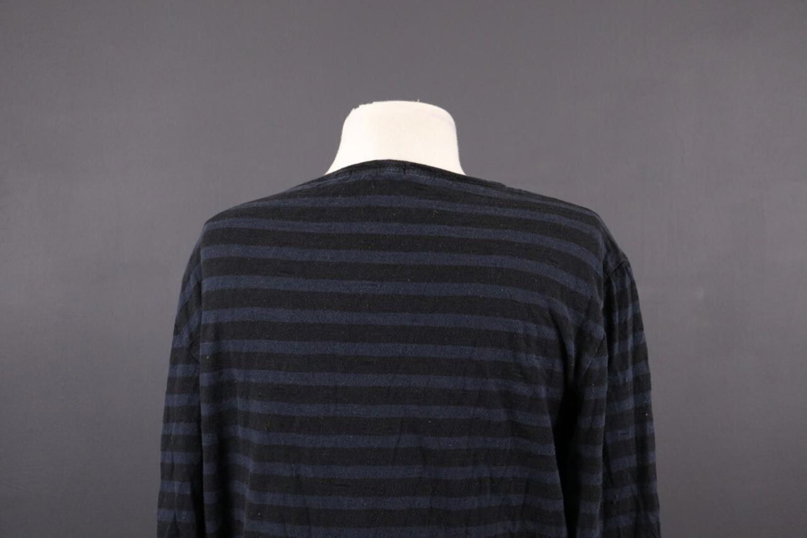 Nudie Jeans Nudie Jeans Black Stripe Long Sleeve Top Shirt Size M Size M / US 6-8 / IT 42-44 - 7 Thumbnail