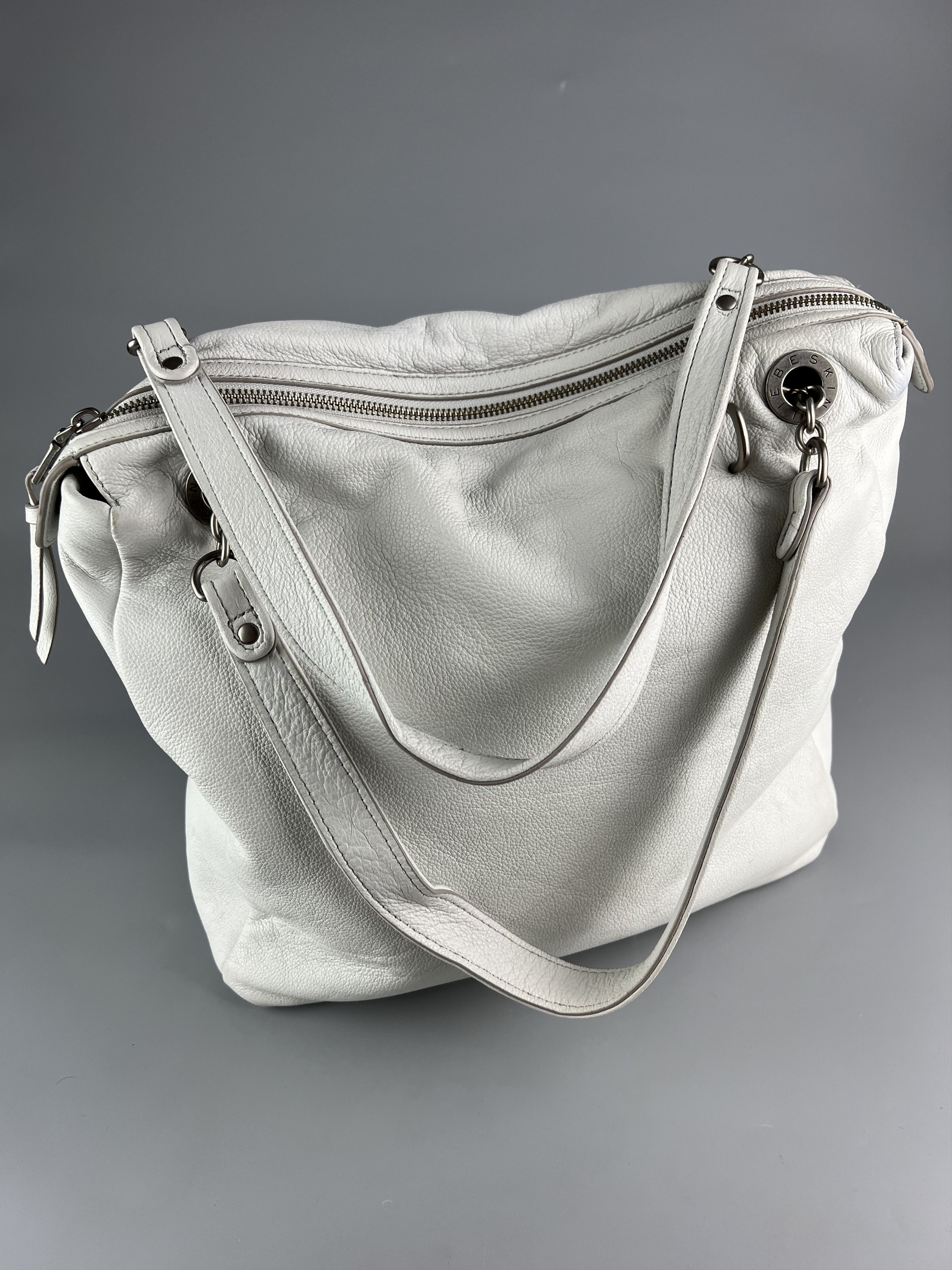 LIEBESKIND BERLIN Liebeskind Berlin White Leather Shoulder Bag Size ONE SIZE - 2 Thumbnail