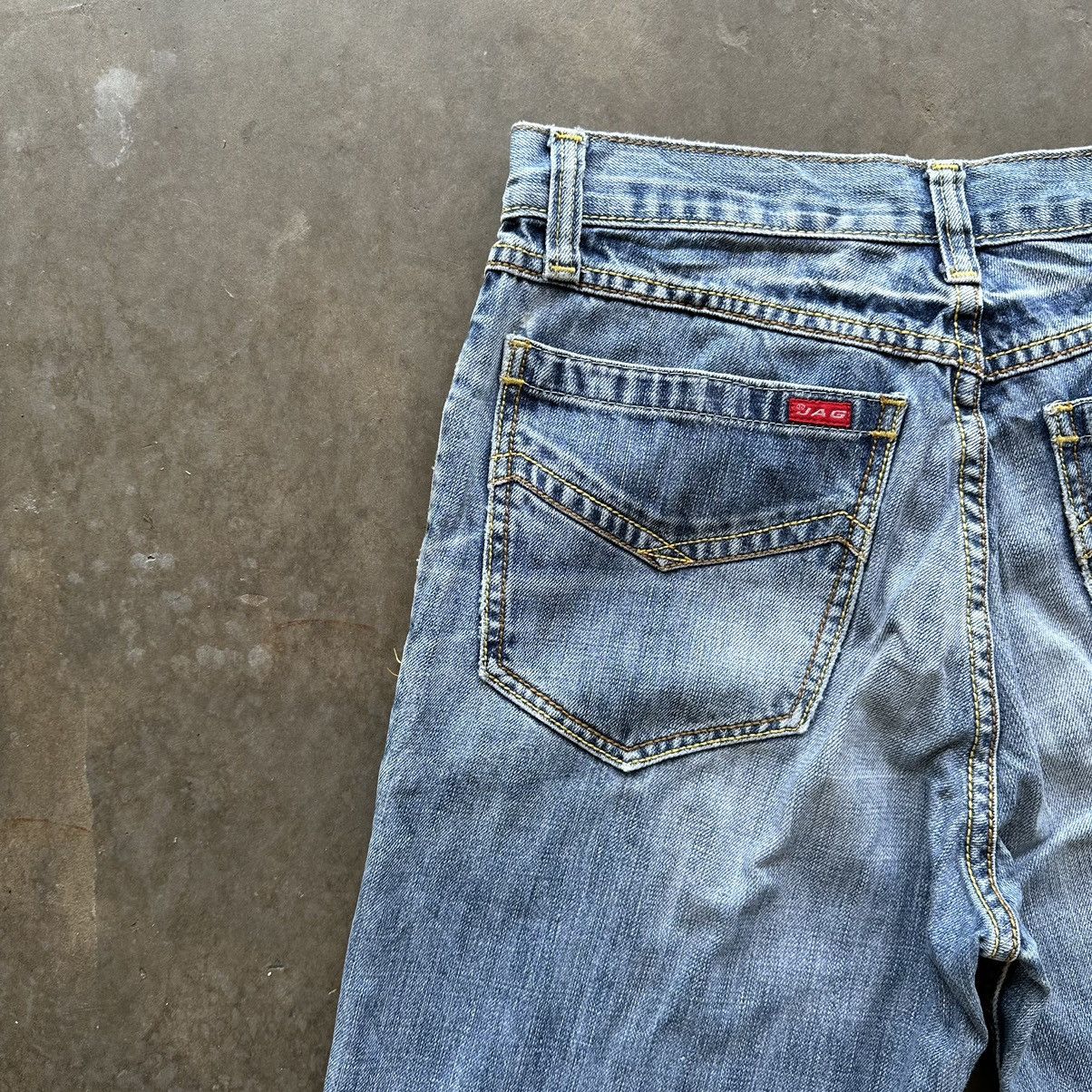 Japanese Brand Vintage Jag Distressed Faded Denim Jean Pant W29 Size US 29 - 14 Thumbnail