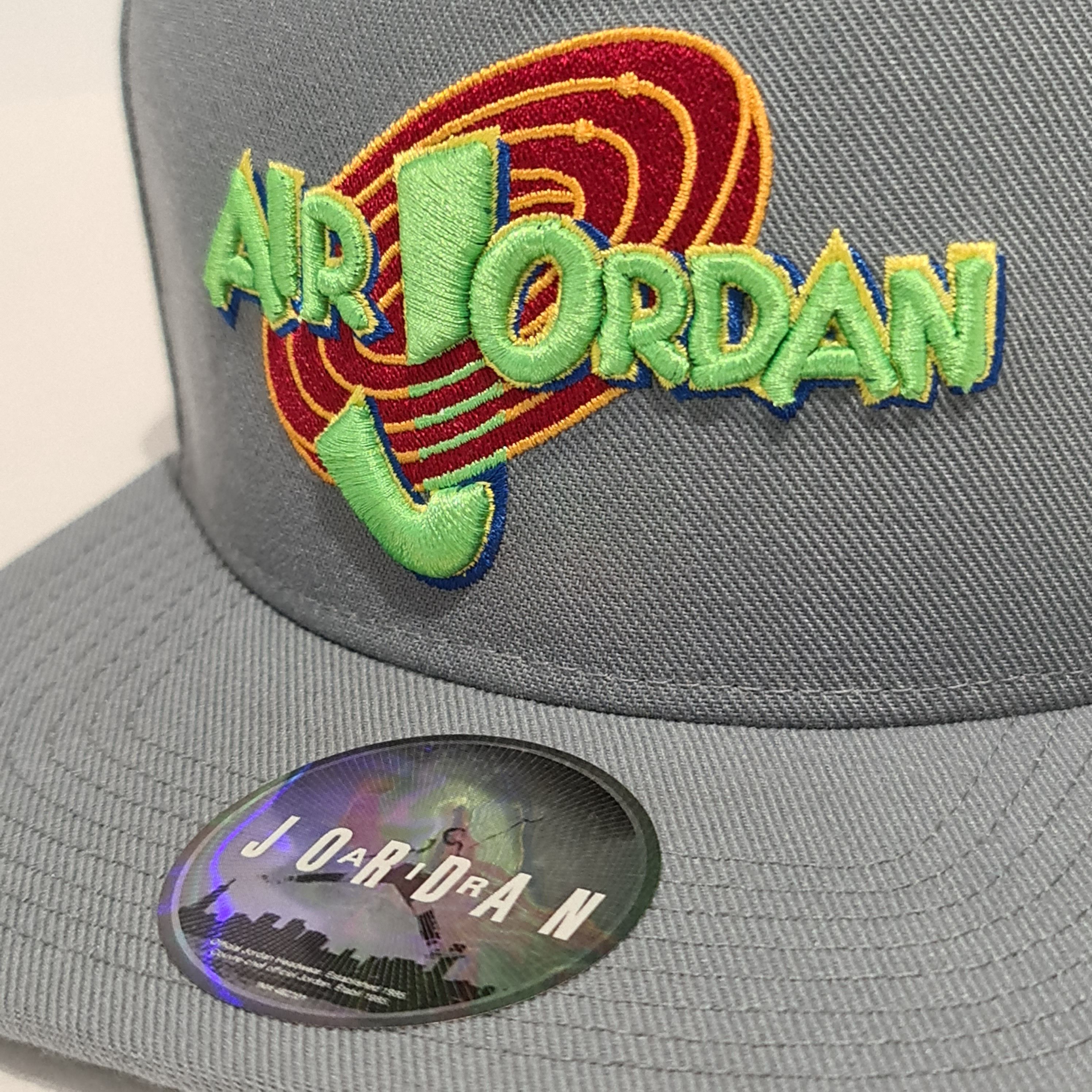 Jordan Brand Jordan Cap Snapback 'Air Jordan Space Jam' Grey Size ONE SIZE - 6 Thumbnail