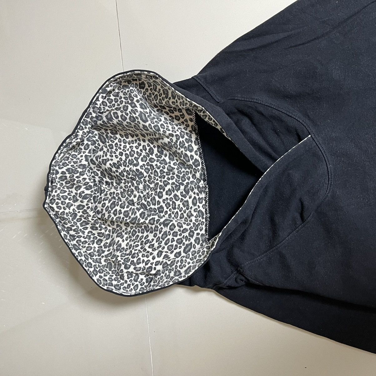 If Six Was Nine Leopard Lined Oversized Hoodie Dress lim Style Size US S / EU 44-46 / 1 - 5 Thumbnail