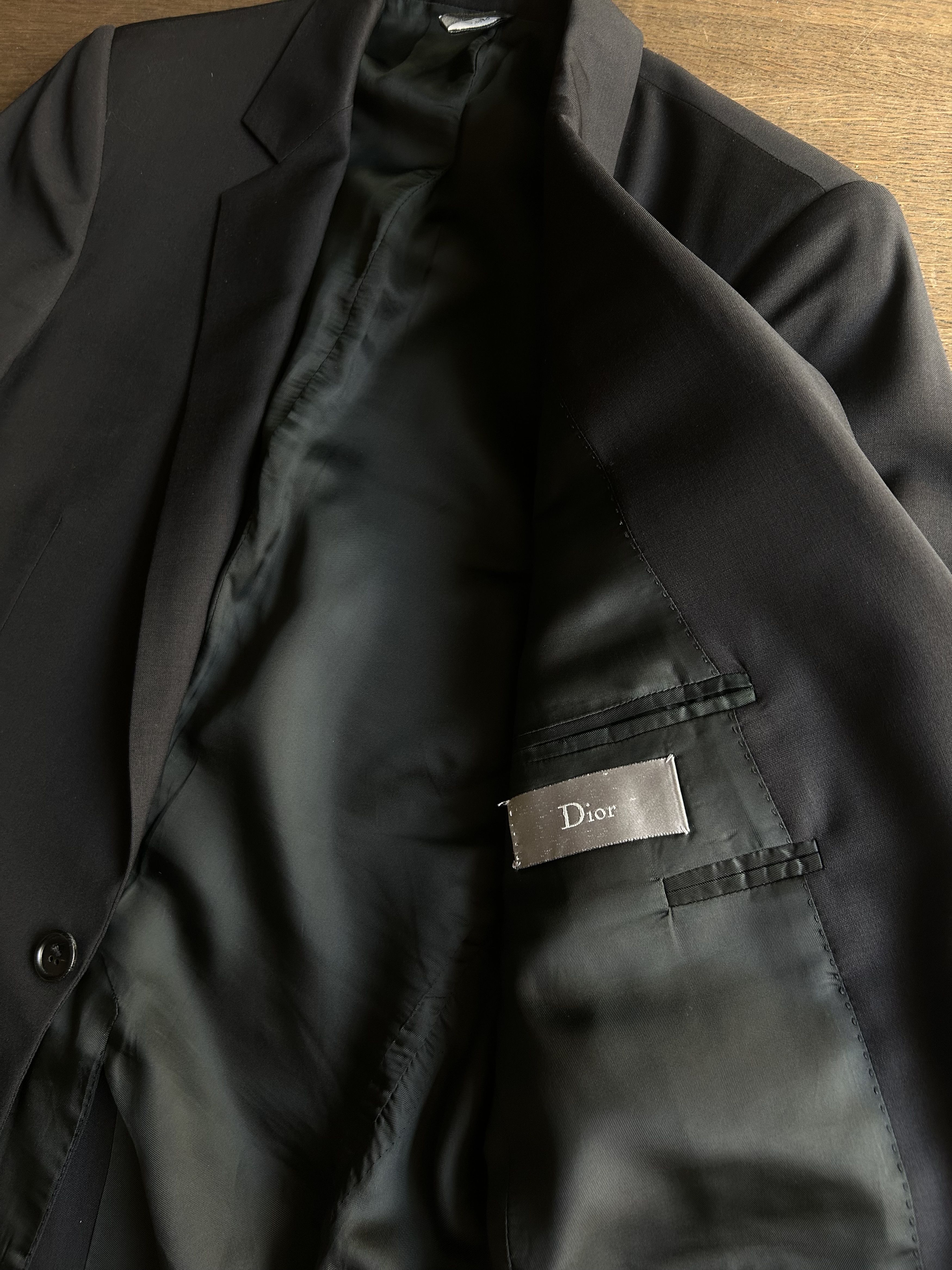 Dior Dior Black Blazer Hedi Slimane Size 44S - 4 Thumbnail