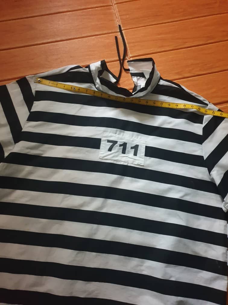 Japanese Brand Rubies prisoners stripe Shirt Size US XXL / EU 58 / 5 - 10 Thumbnail