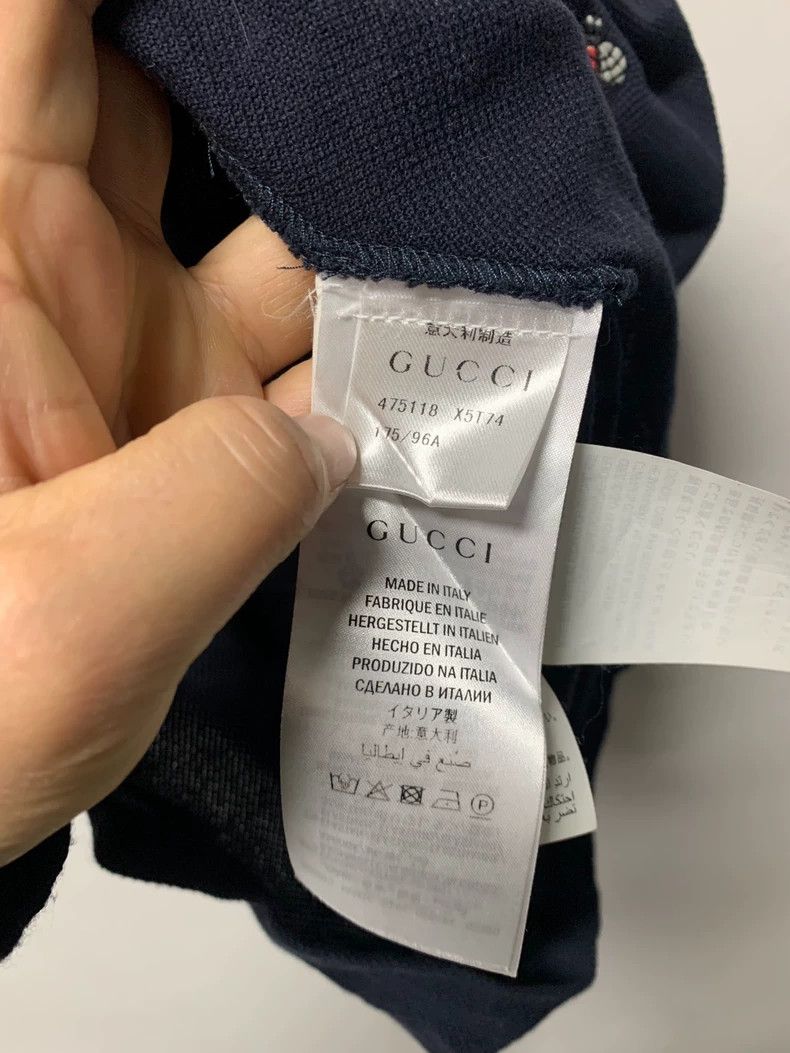 Gucci Gucci Embroidered short-sleeved Polo shirt 2503-Nextarrow Size US M / EU 48-50 / 2 - 3 Thumbnail
