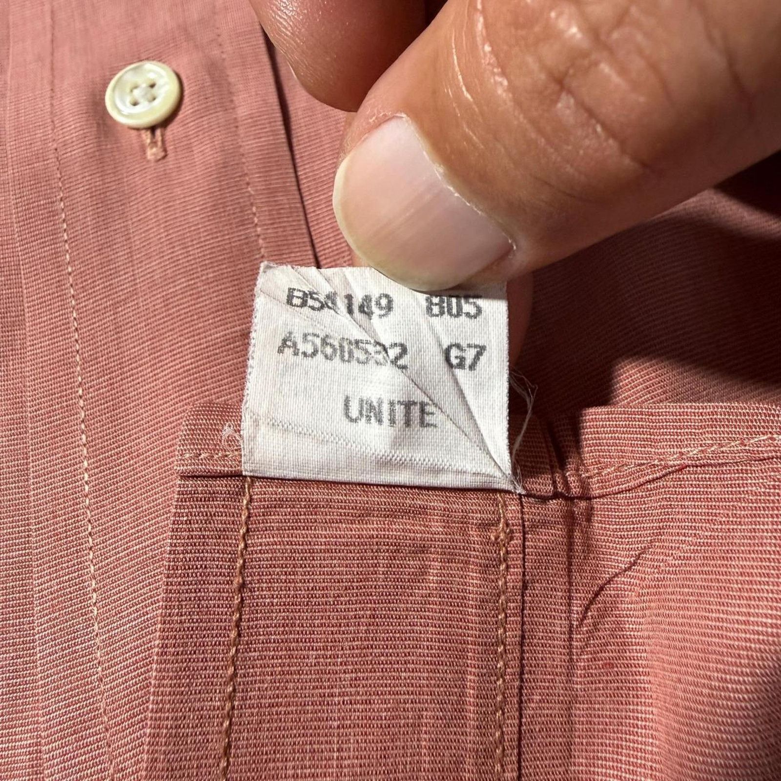 Burberry Vintage Burberrys London Mens XL Salmon Heritage Made in USA Size US XL / EU 56 / 4 - 6 Thumbnail
